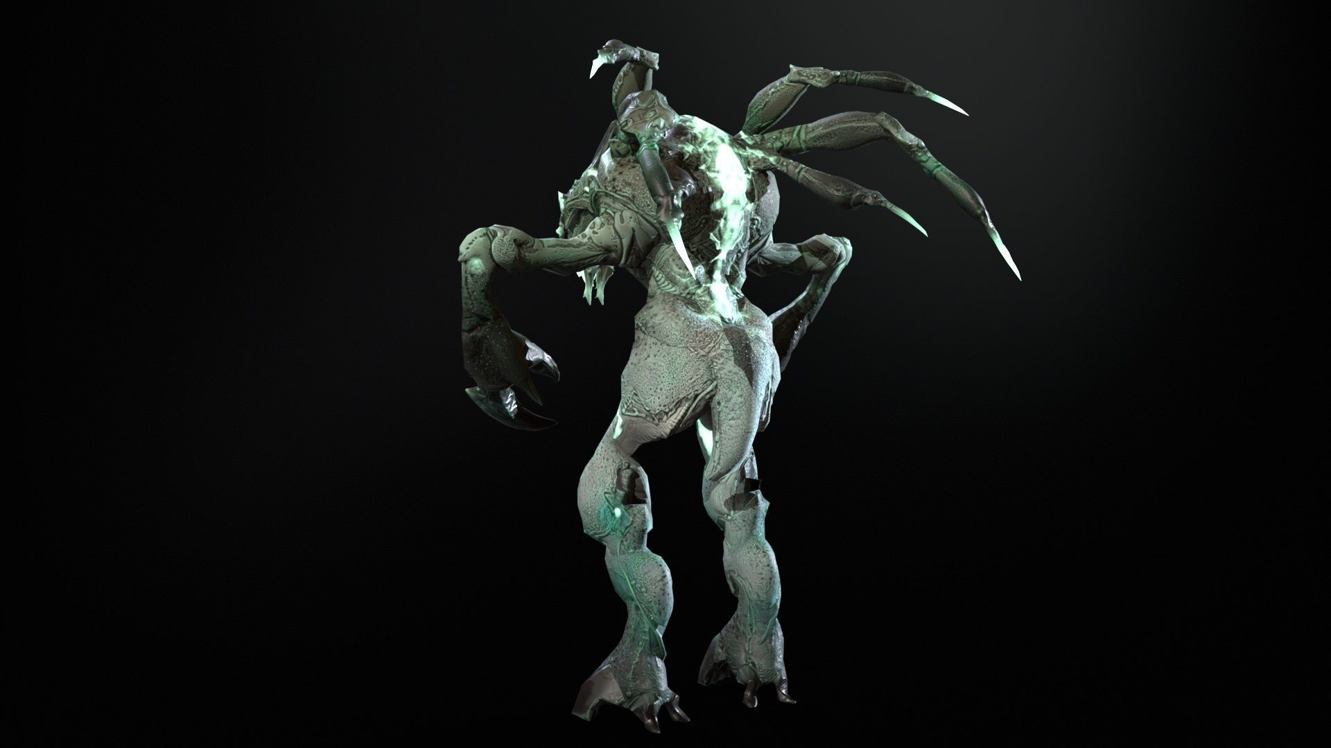 Chopper Low-poly 3D model_26