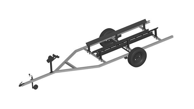 BOAT Trailer  3D model