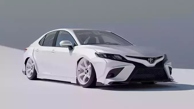 Toyota Camry Slammed 3D Model 3D model