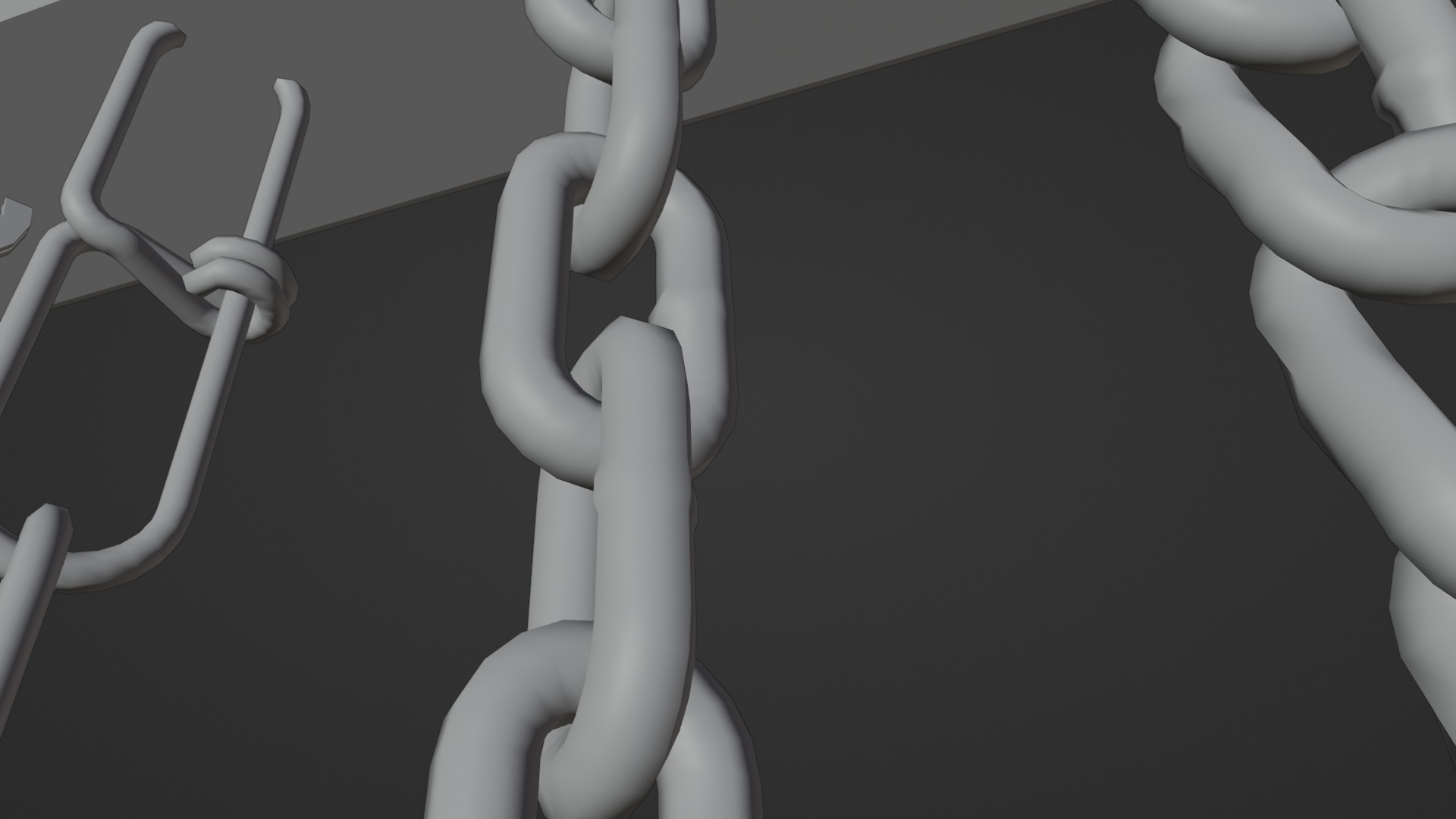 Chain Links - a set of seven different chains links Low-poly 3D model_41