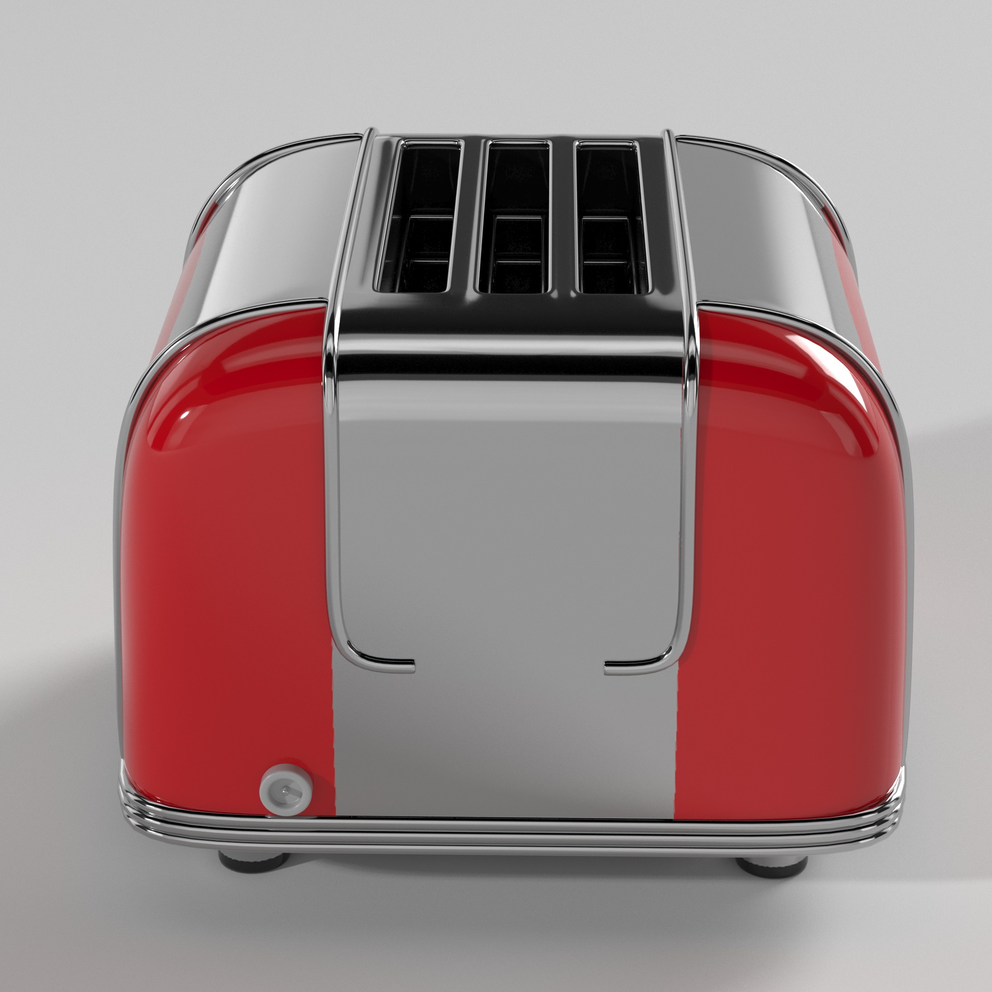 Toaster Low-poly 3D model_4
