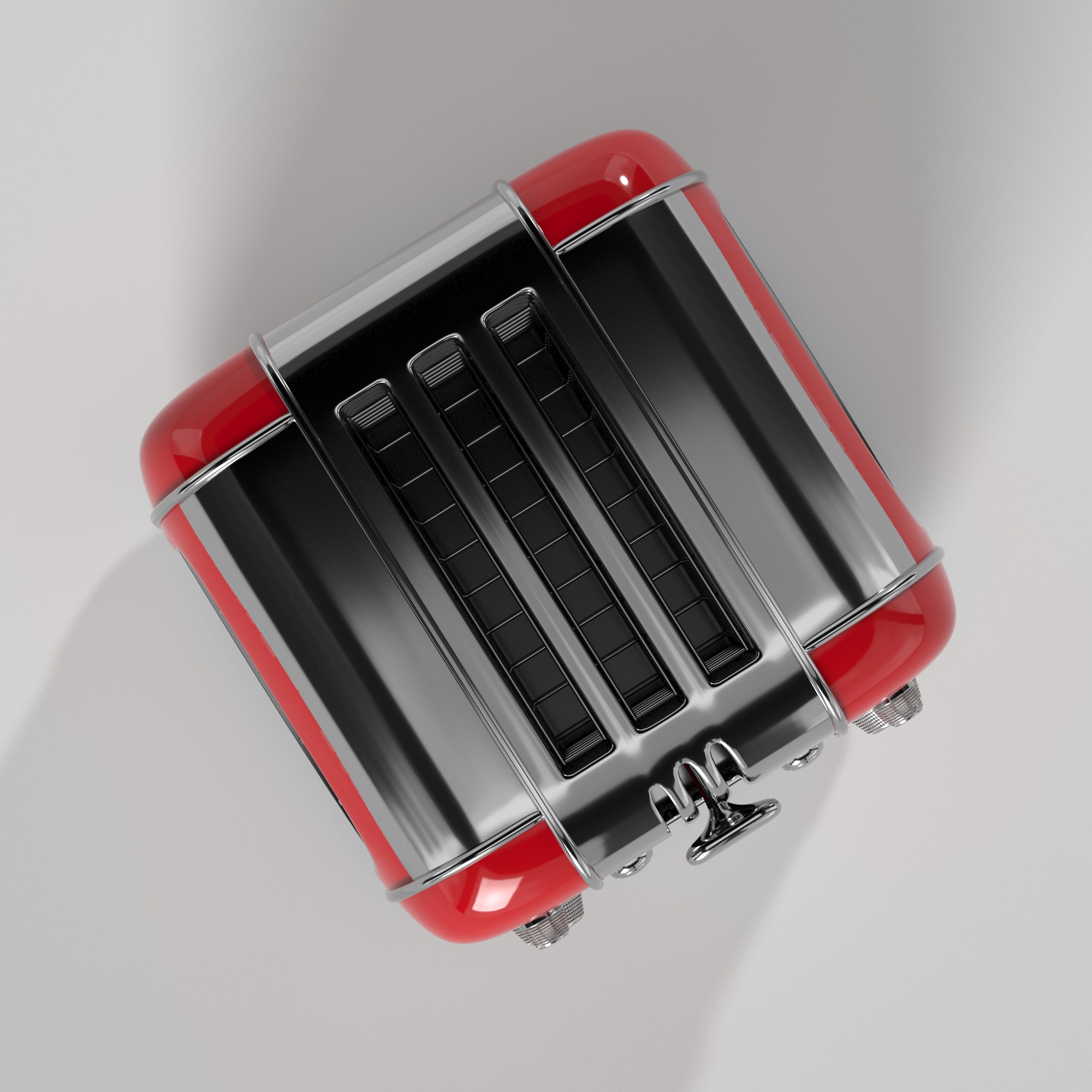 Toaster Low-poly 3D model_3