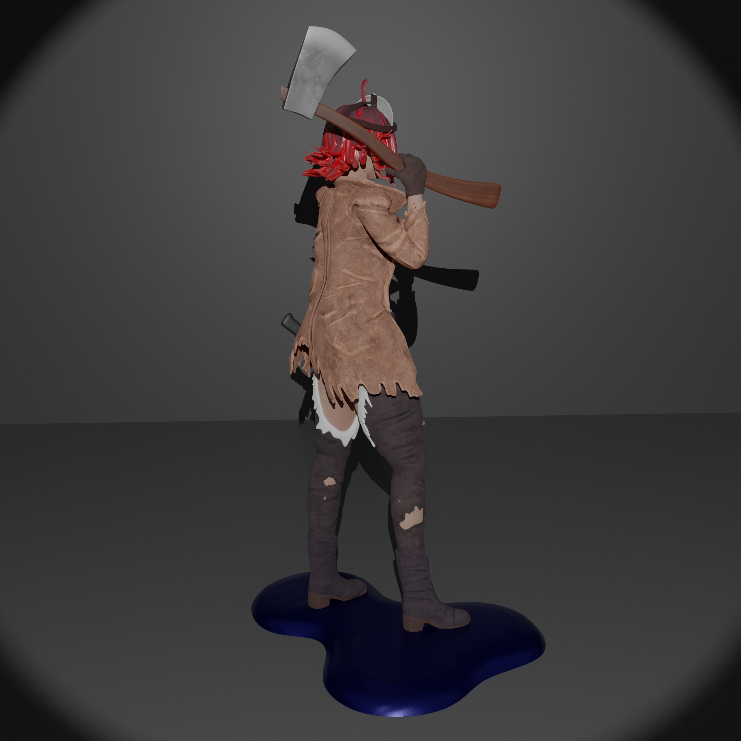 Female Jason Voorhees 3D print model_8
