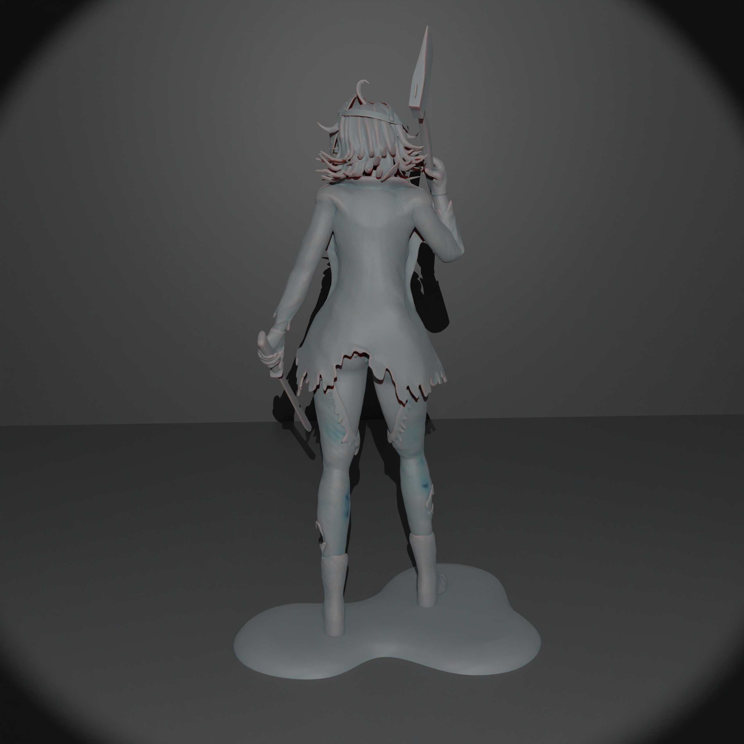 Female Jason Voorhees 3D print model_7