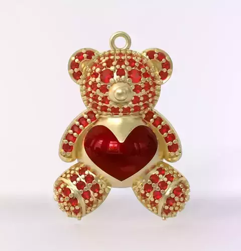 teddy pendant stl