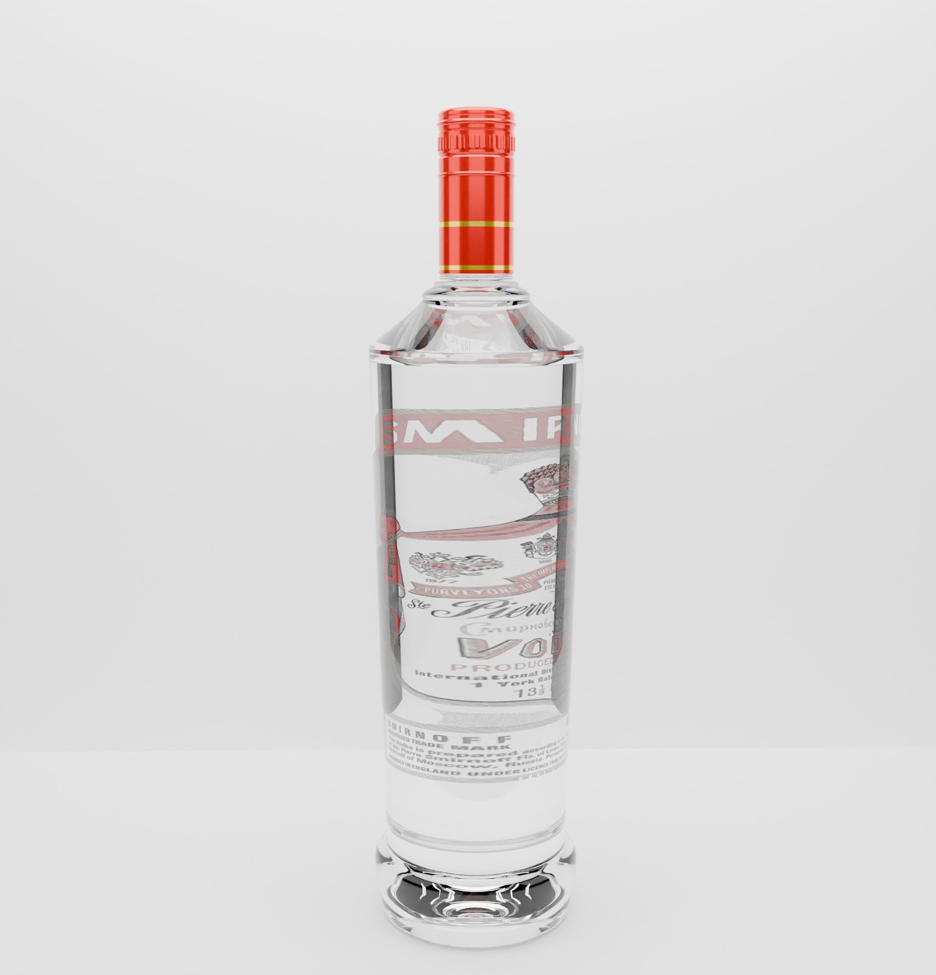 Smirnoff Low-poly 3D model_4