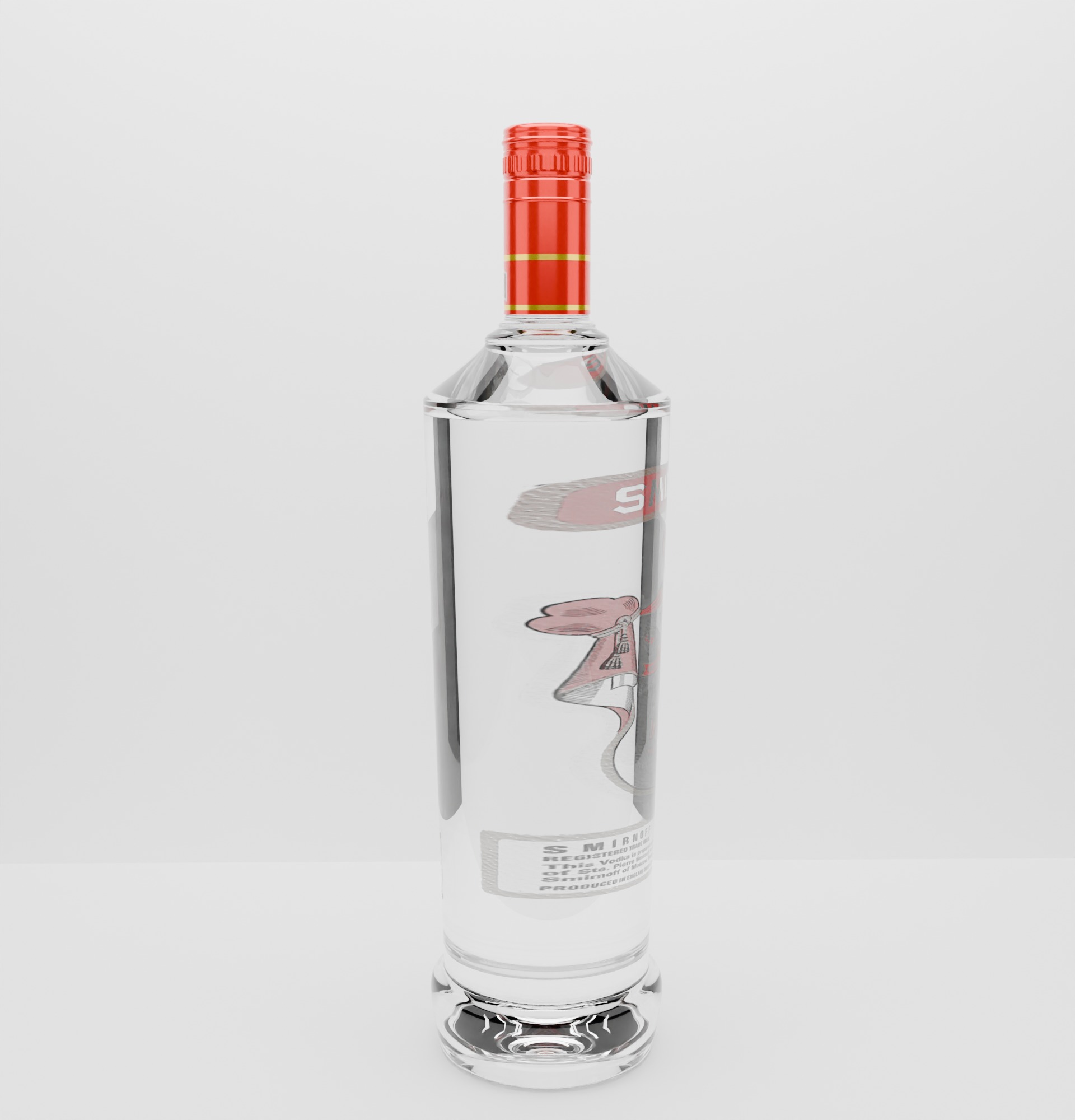 Smirnoff Low-poly 3D model_3