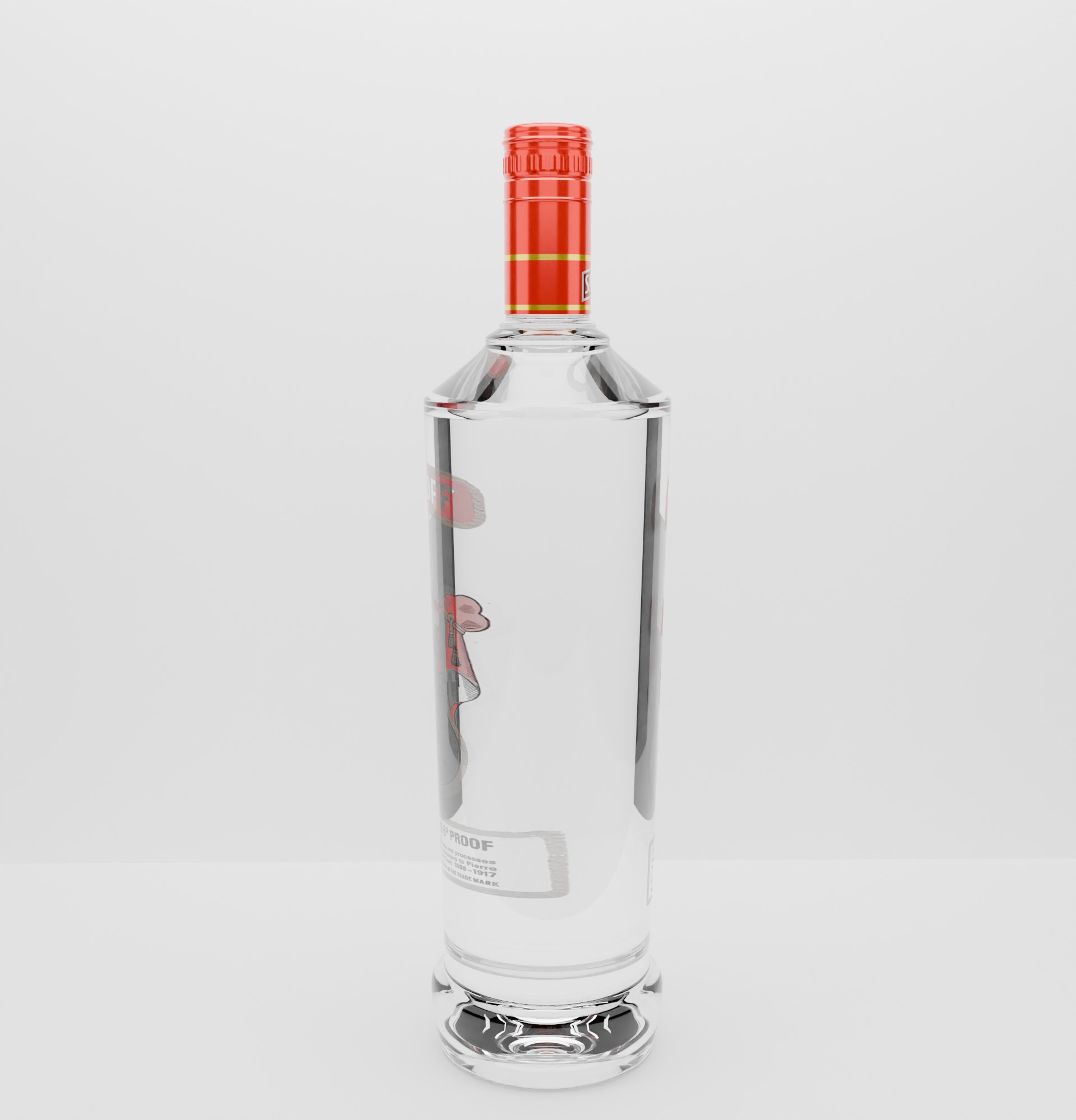 Smirnoff Low-poly 3D model_6