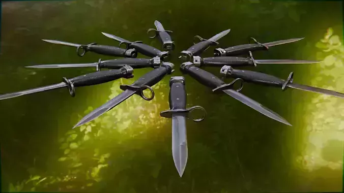 M7 Bayonet with scabbard