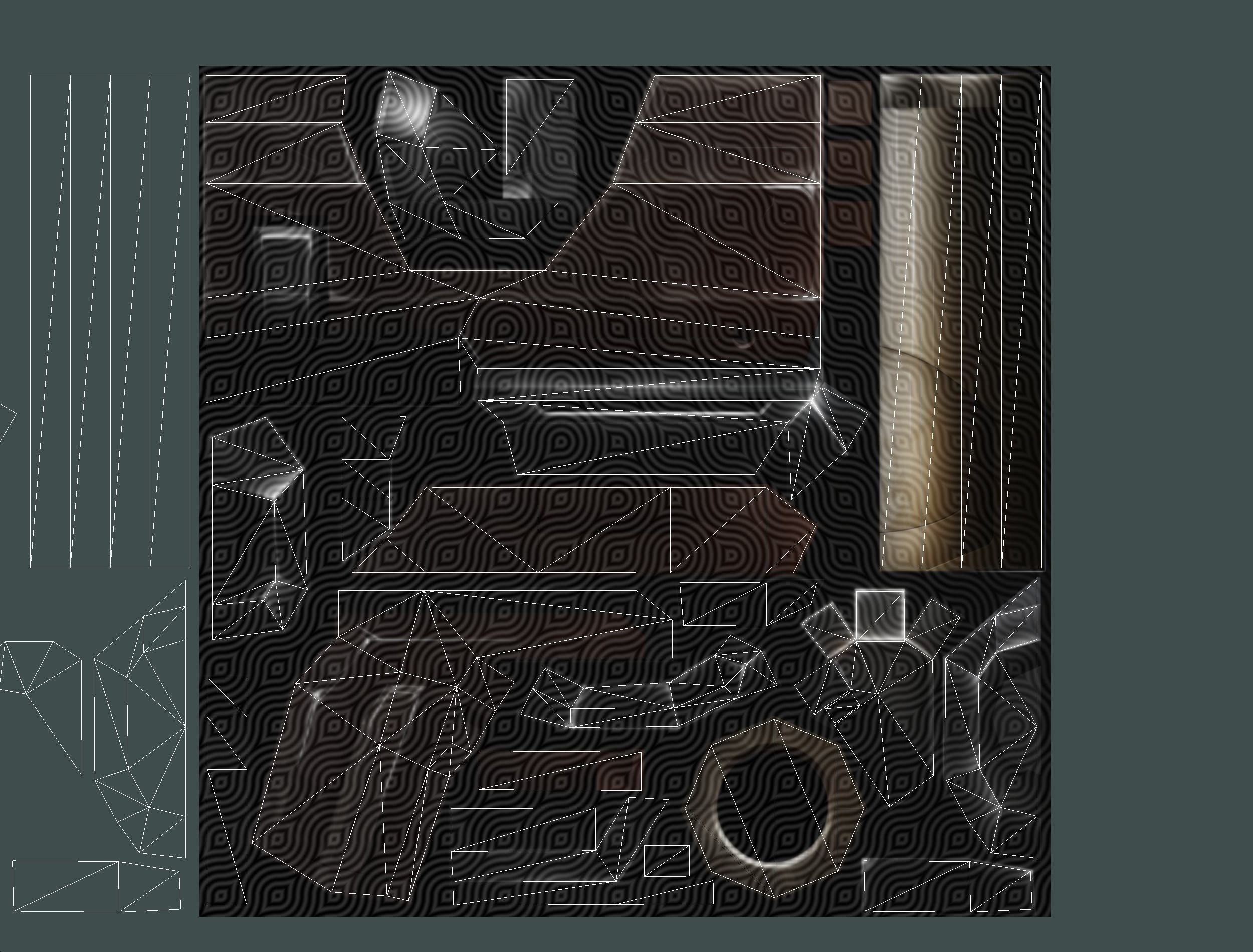 Weapons Set 4 Gun Pistol Assault rifle Sniper rifle machine gun 3D Model Collection_35