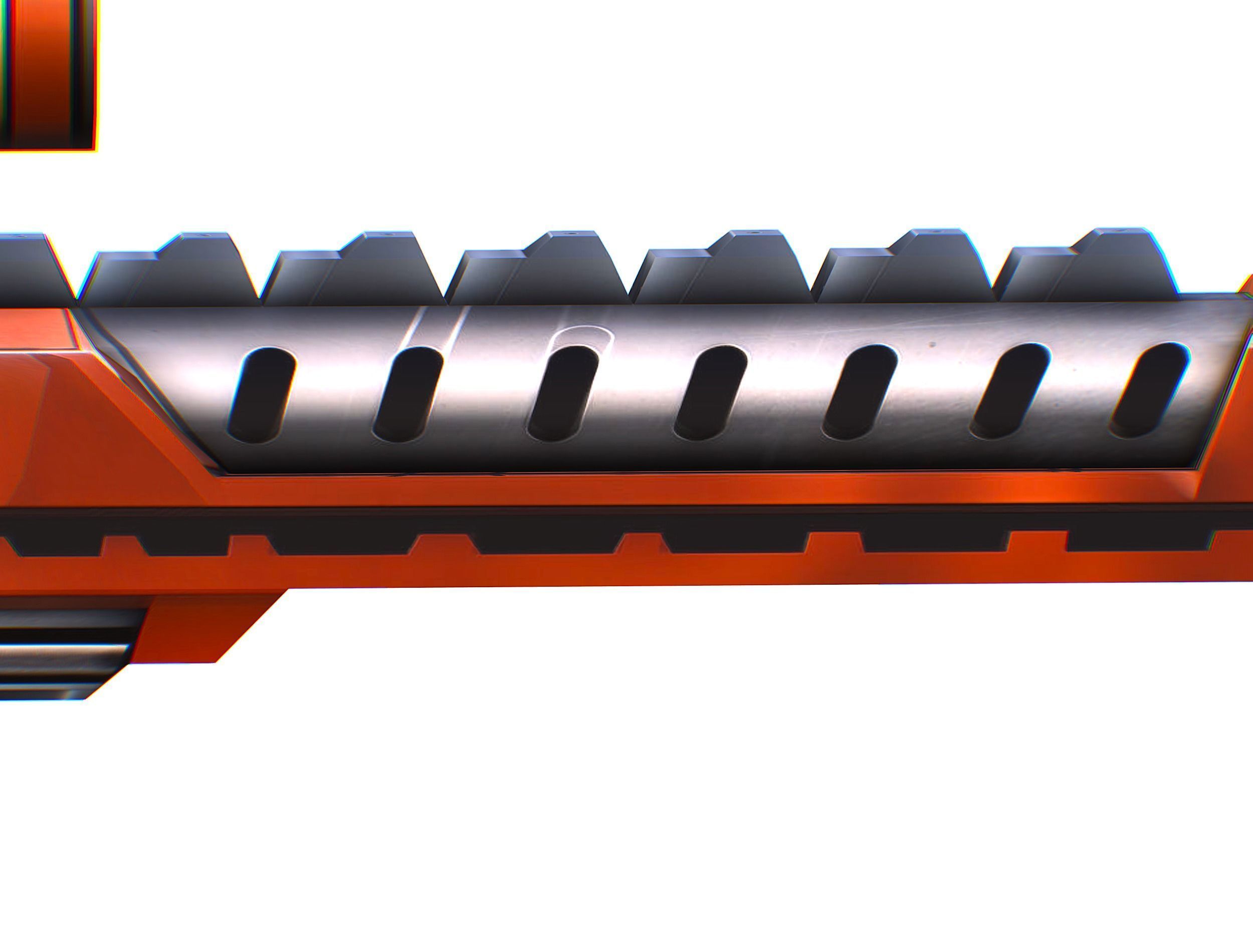 Weapons Set 4 Gun Pistol Assault rifle Sniper rifle machine gun 3D Model Collection_82