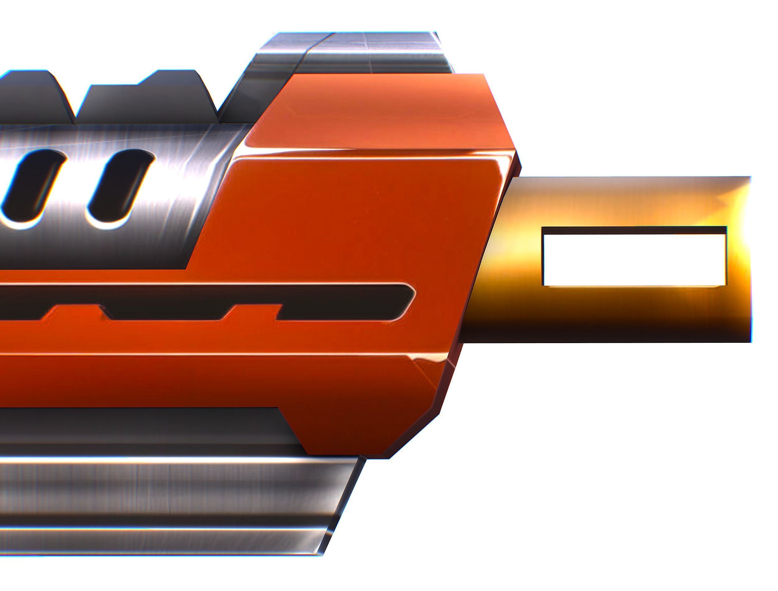 Weapons Set 4 Gun Pistol Assault rifle Sniper rifle machine gun 3D Model Collection_52