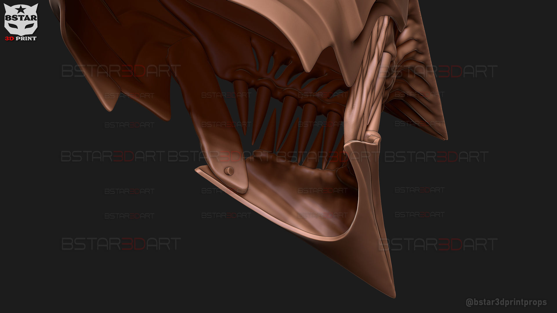 Long Sword Devil Helmet - Chainsaw Man Cosplay 3D print model_22