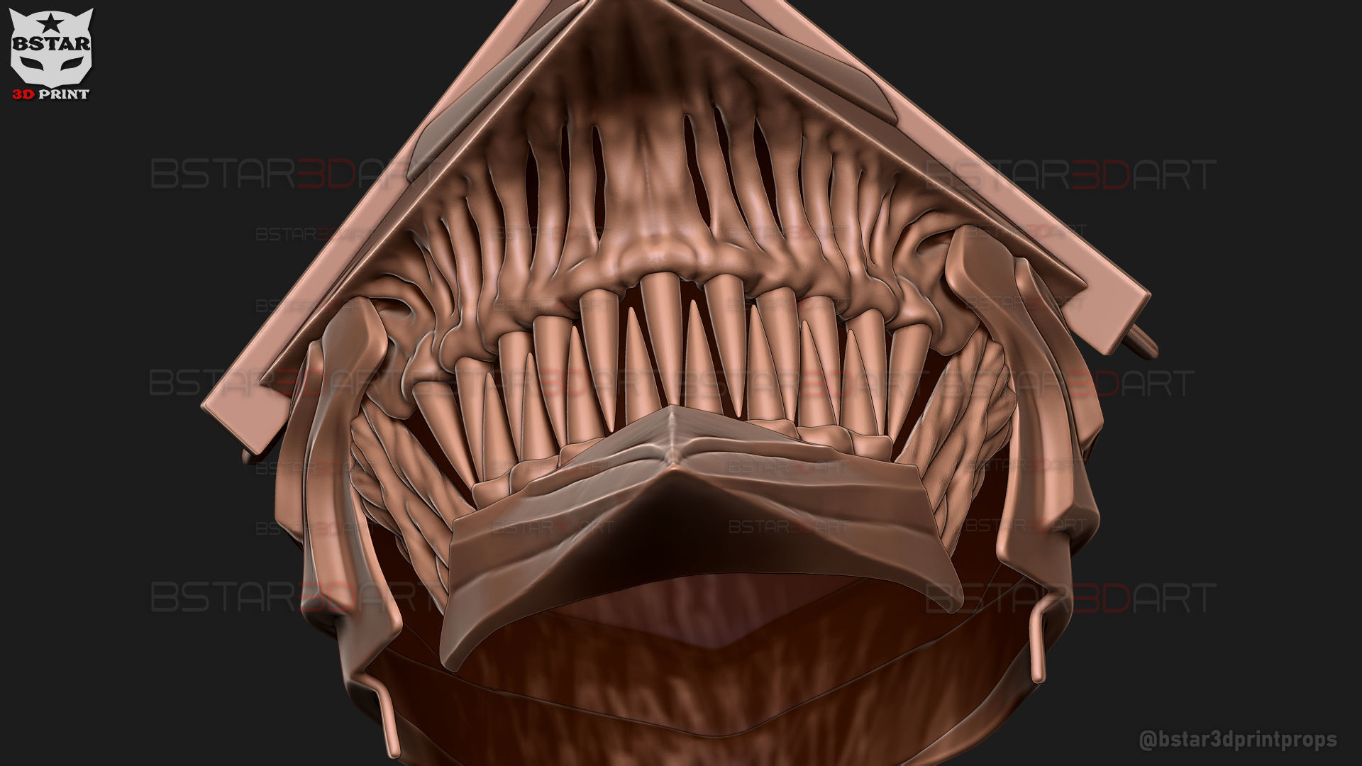 Long Sword Devil Helmet - Chainsaw Man Cosplay 3D print model_23