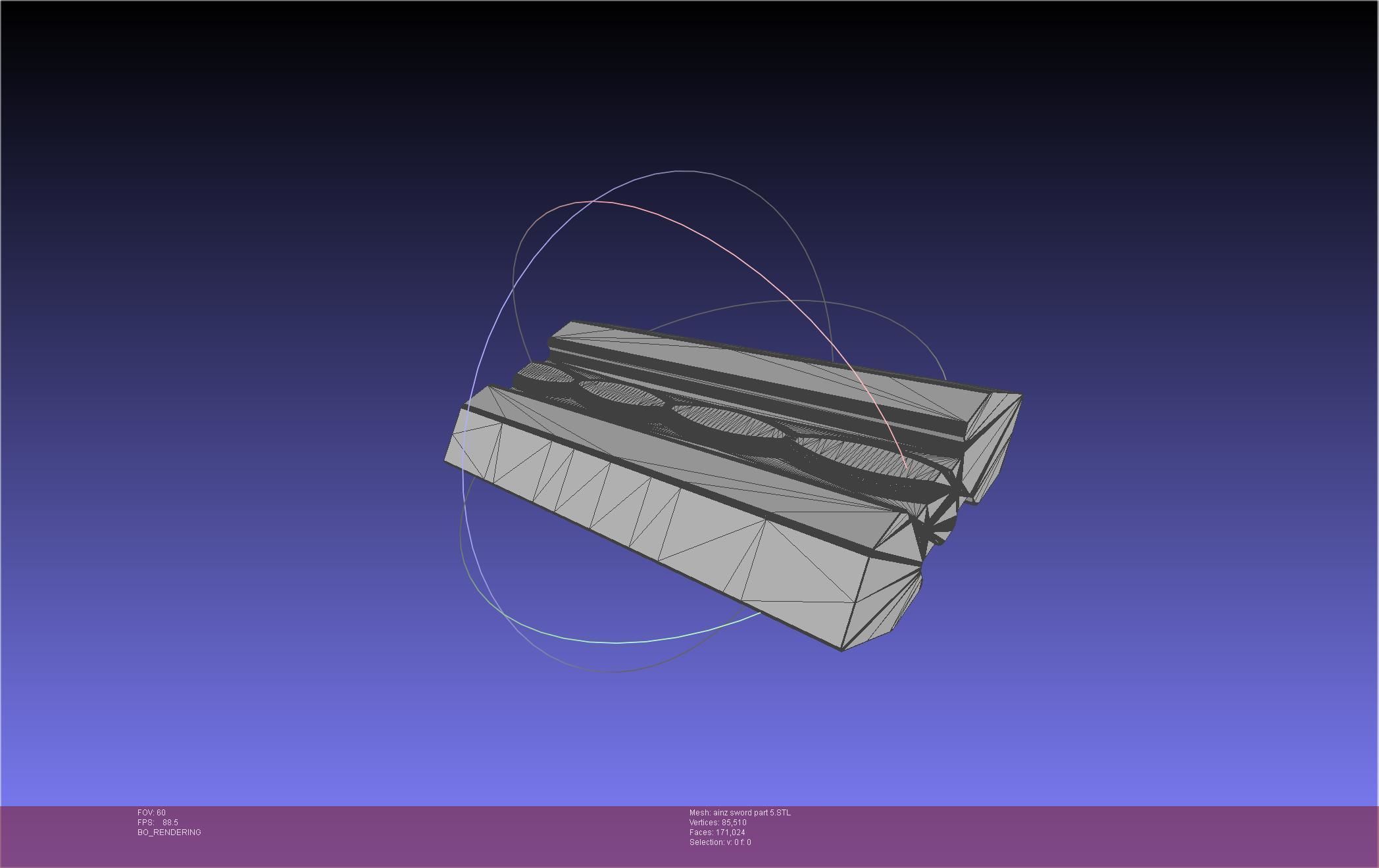 Overlord Ainz Great Sword 3D print model_59