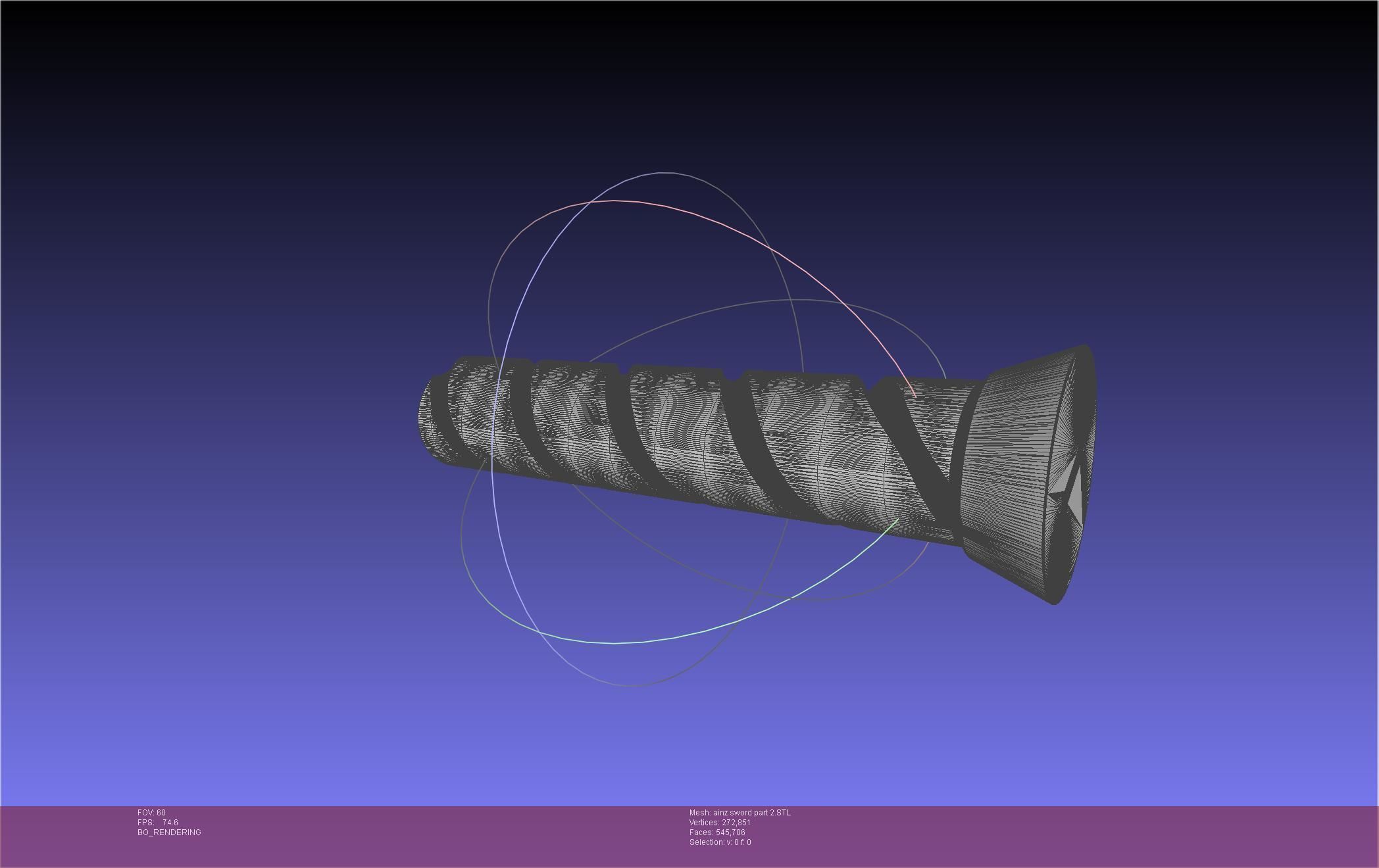 Overlord Ainz Great Sword 3D print model_38