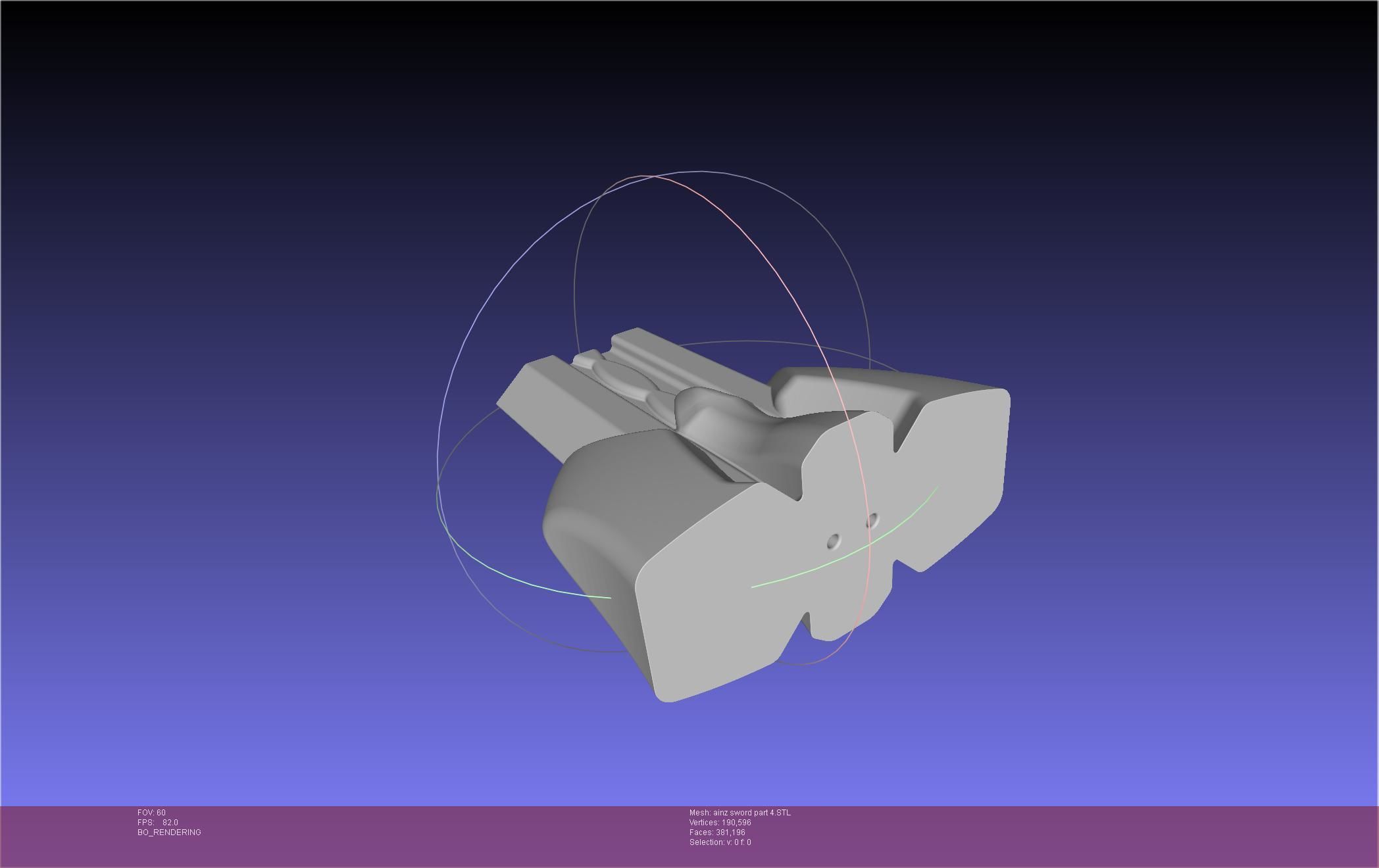 Overlord Ainz Great Sword 3D print model_49