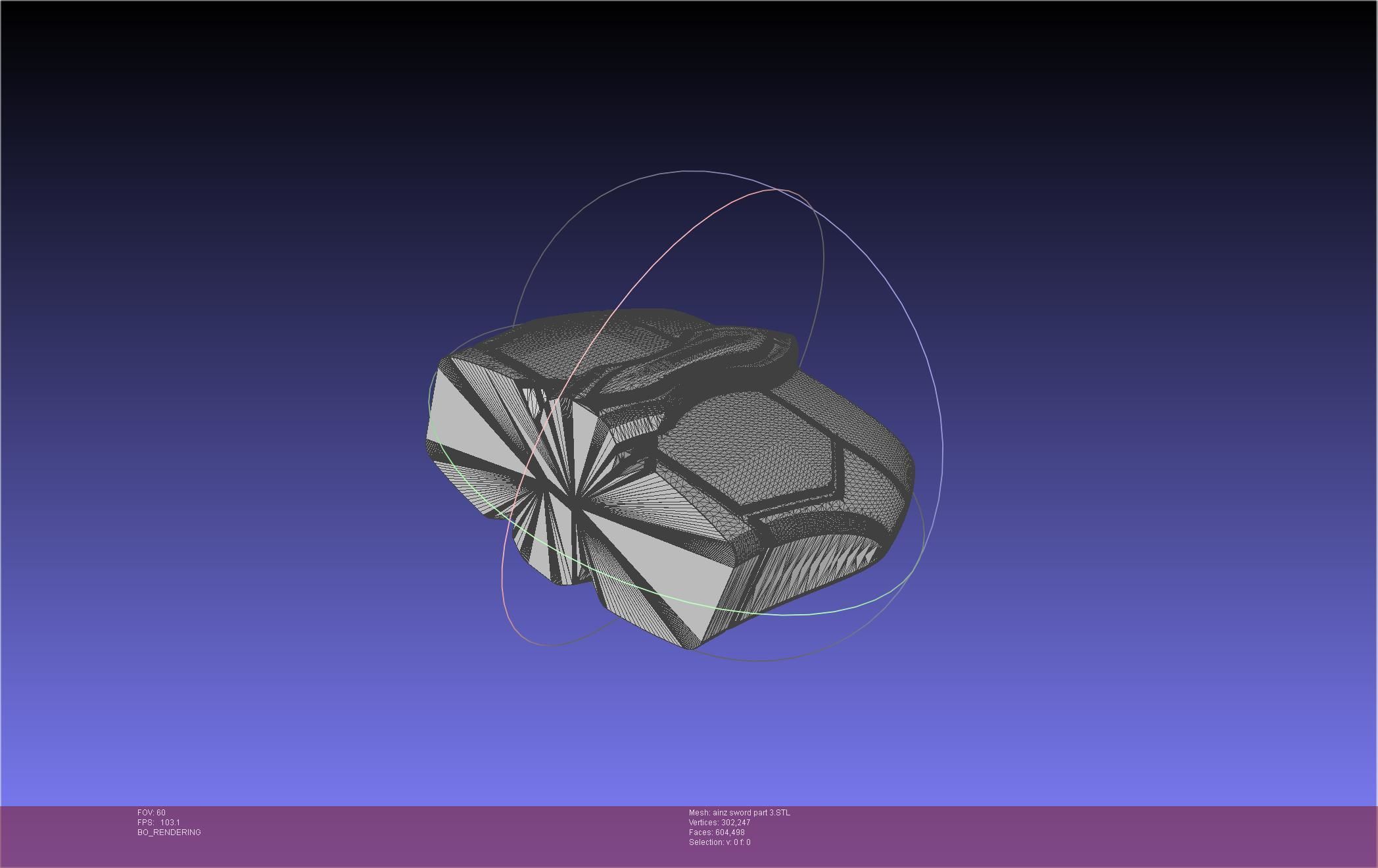 Overlord Ainz Great Sword 3D print model_44