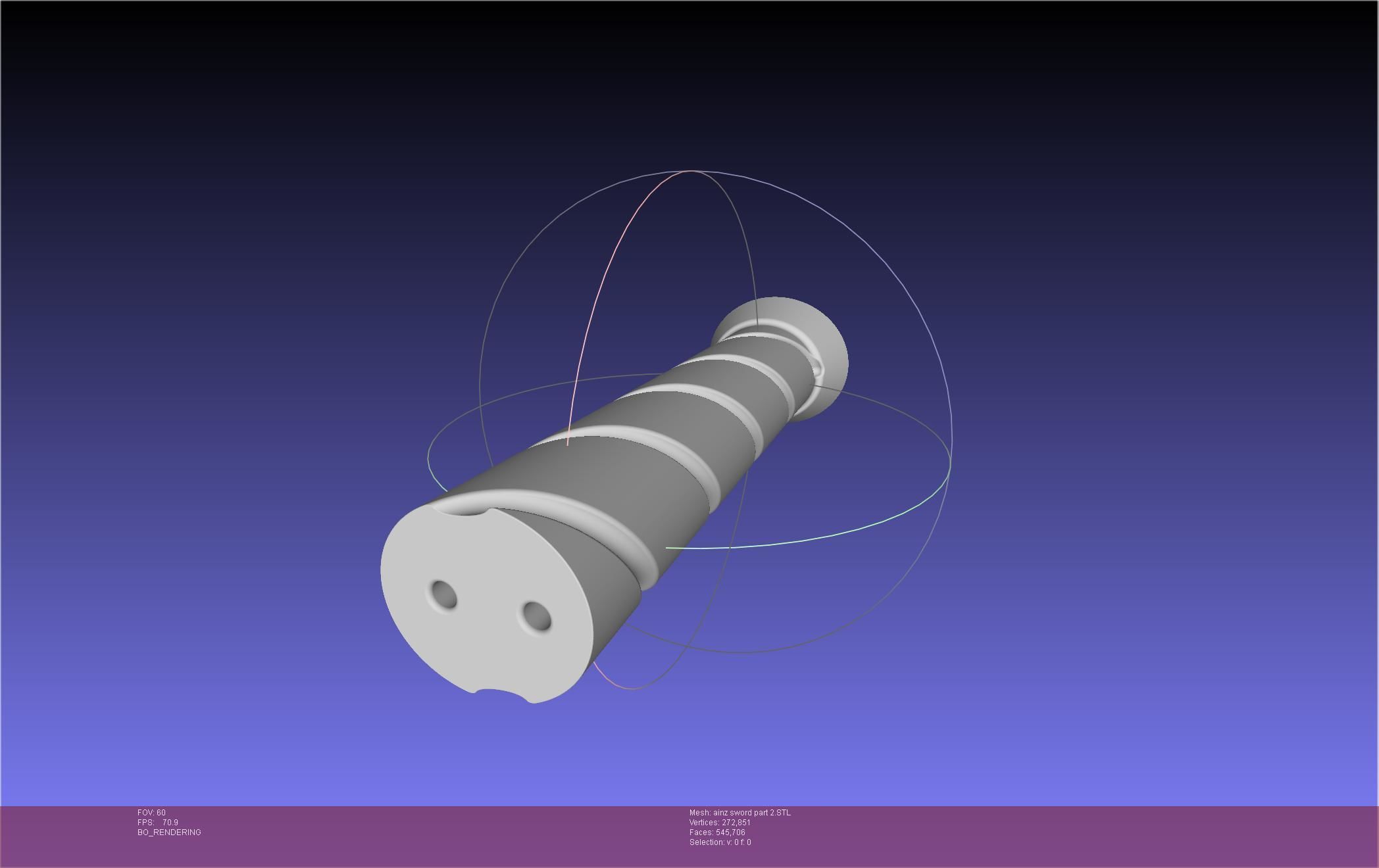 Overlord Ainz Great Sword 3D print model_34