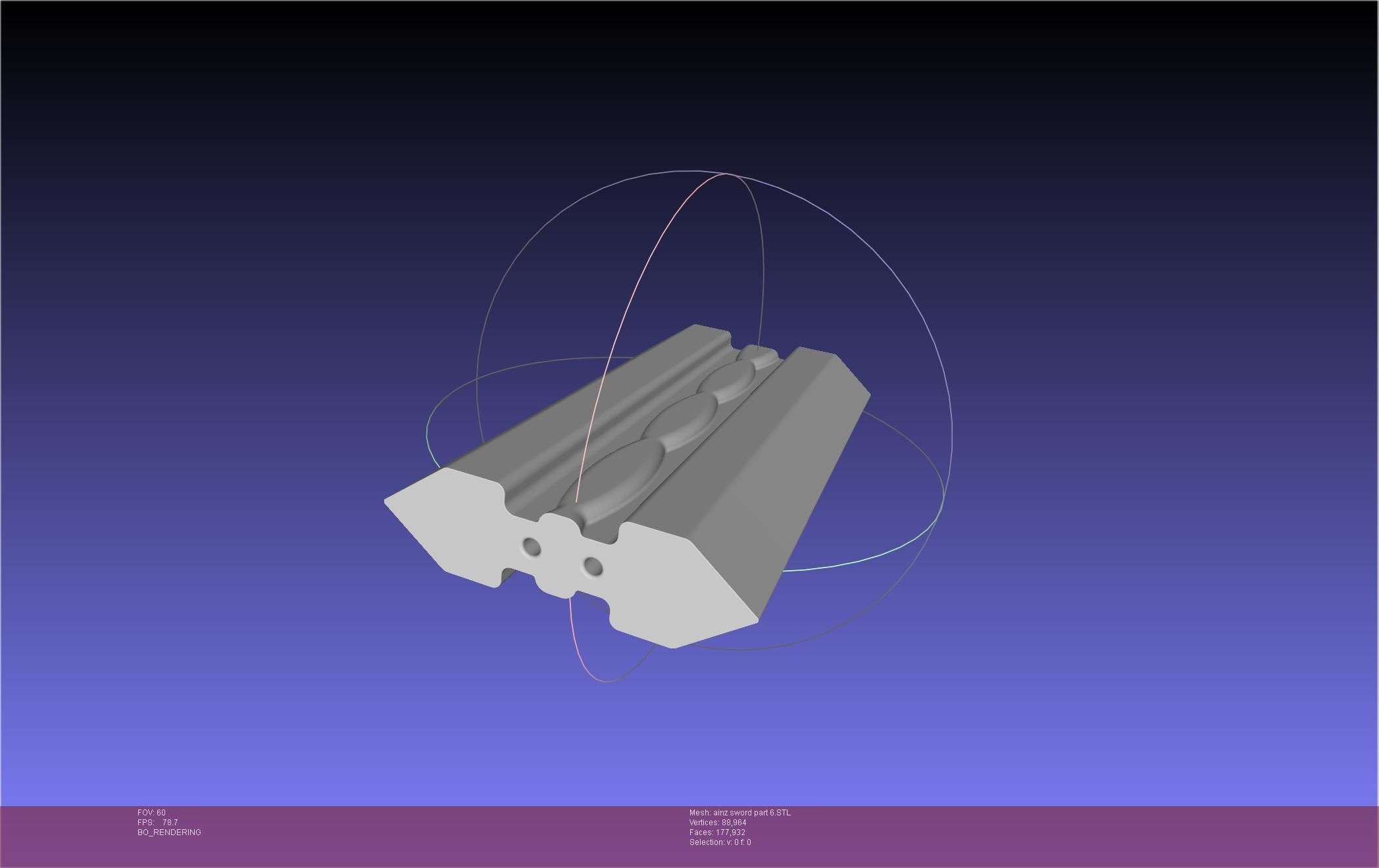 Overlord Ainz Great Sword 3D print model_61