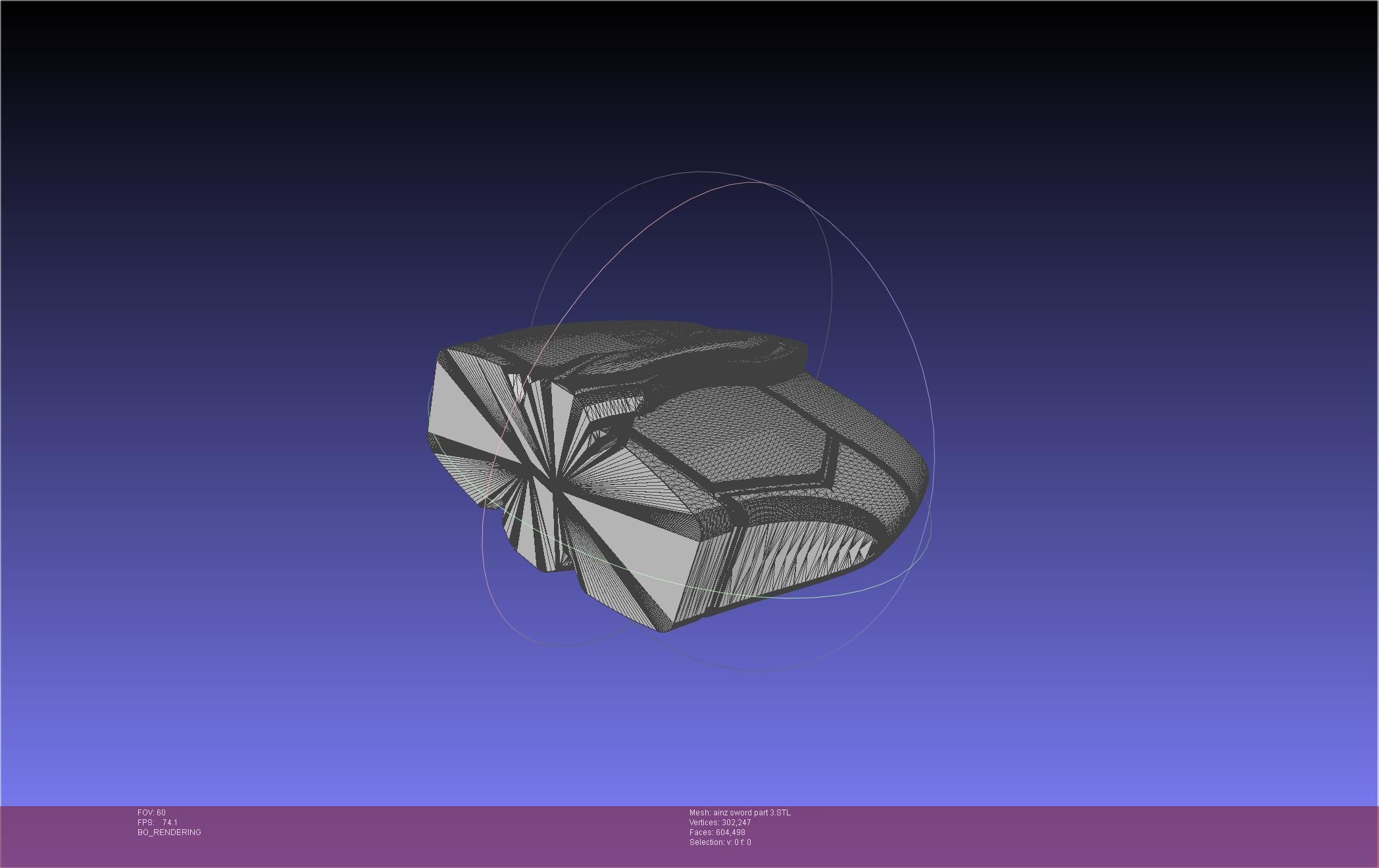 Overlord Ainz Great Sword 3D print model_43