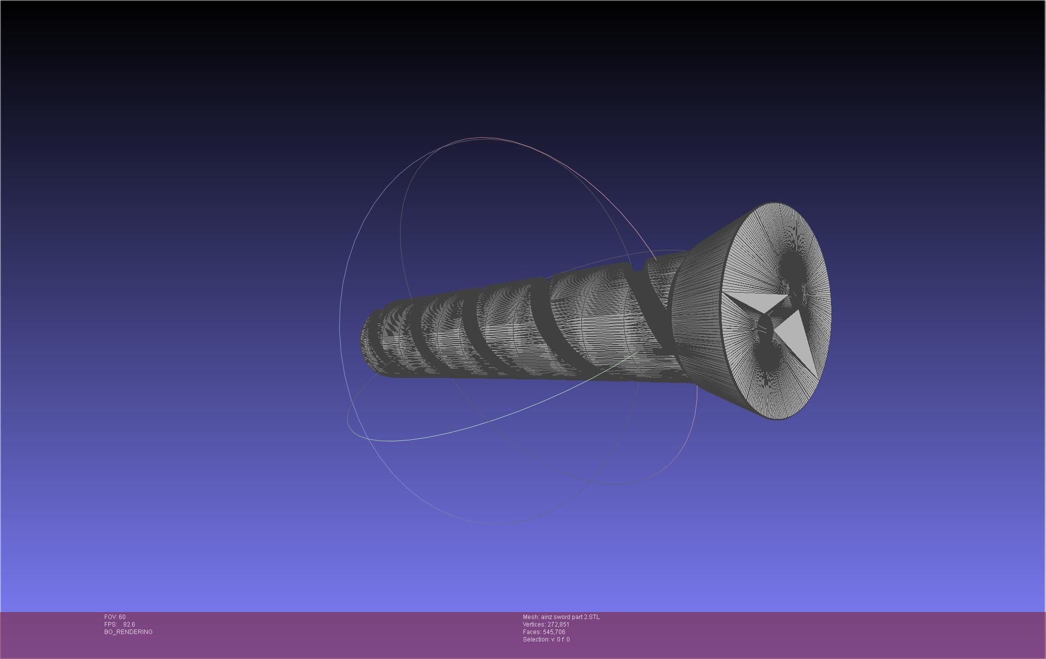 Overlord Ainz Great Sword 3D print model_37