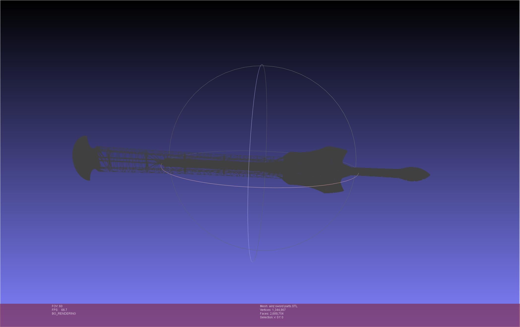 Overlord Ainz Great Sword 3D print model_94