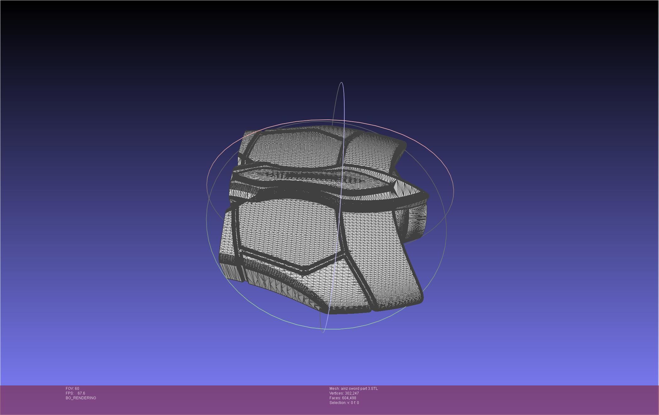 Overlord Ainz Great Sword 3D print model_46