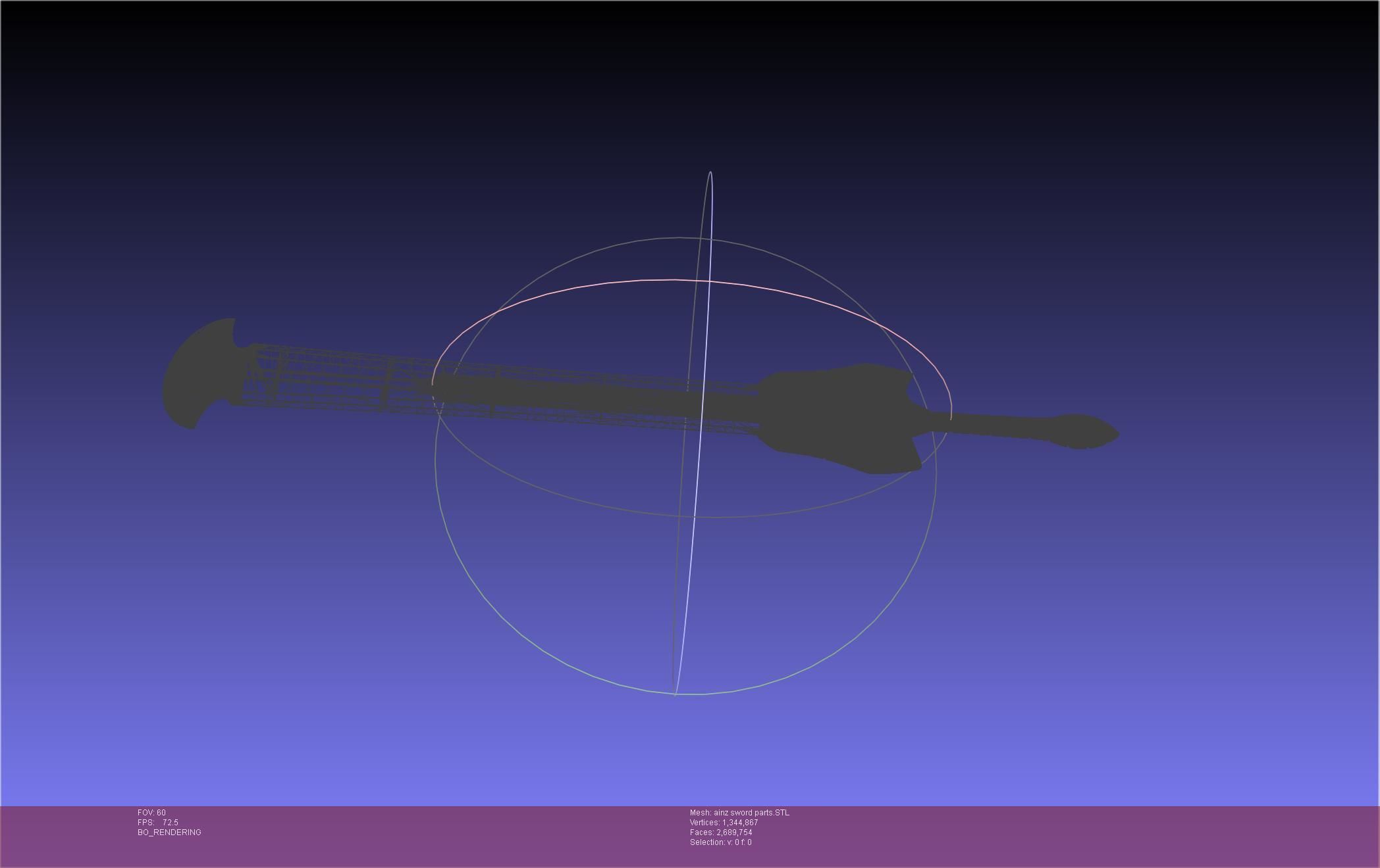 Overlord Ainz Great Sword 3D print model_93