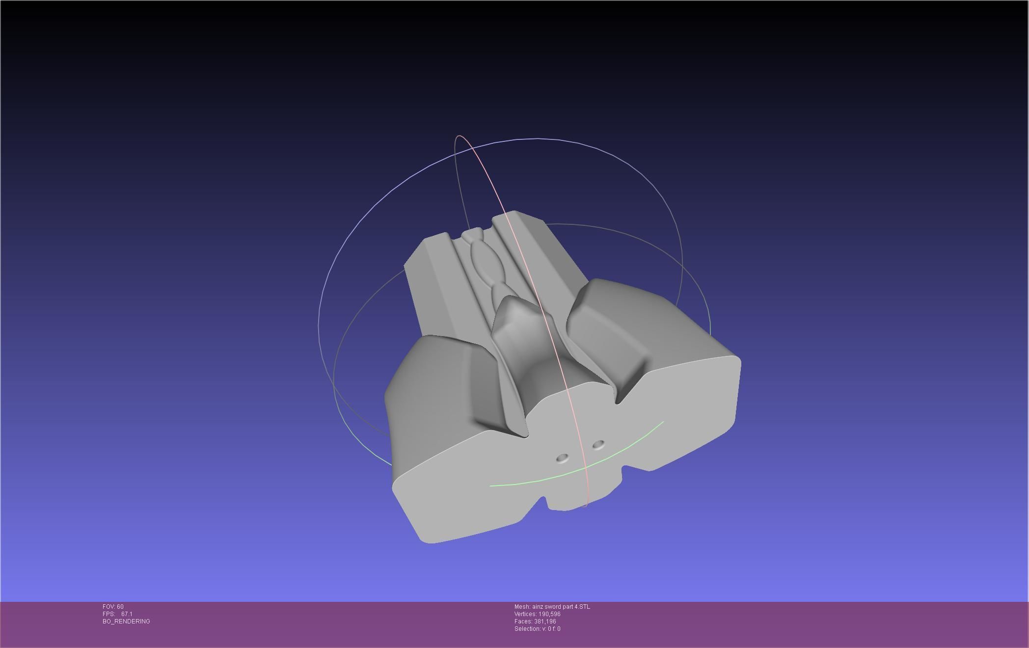 Overlord Ainz Great Sword 3D print model_48