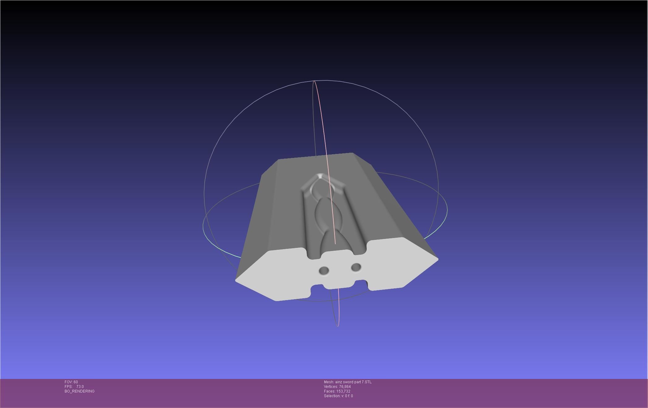 Overlord Ainz Great Sword 3D print model_66