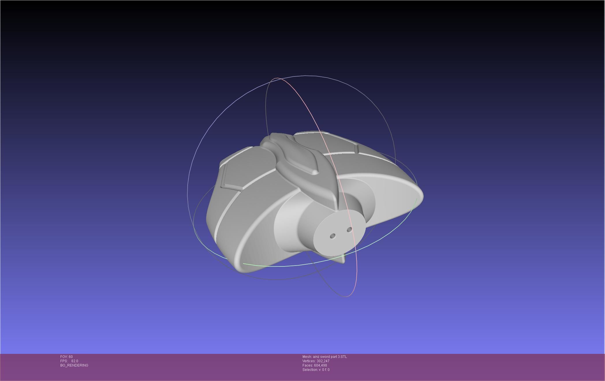 Overlord Ainz Great Sword 3D print model_40