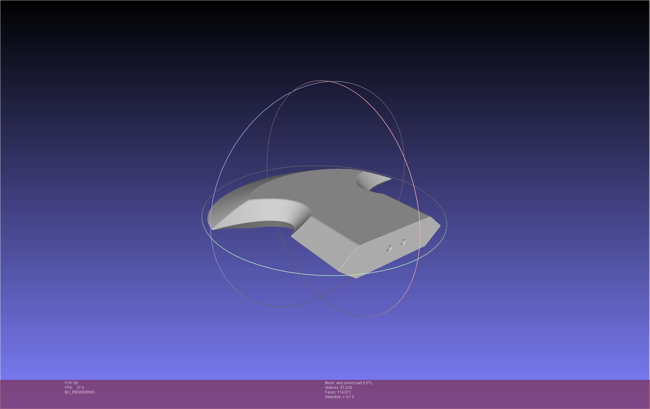 Overlord Ainz Great Sword 3D print model_77