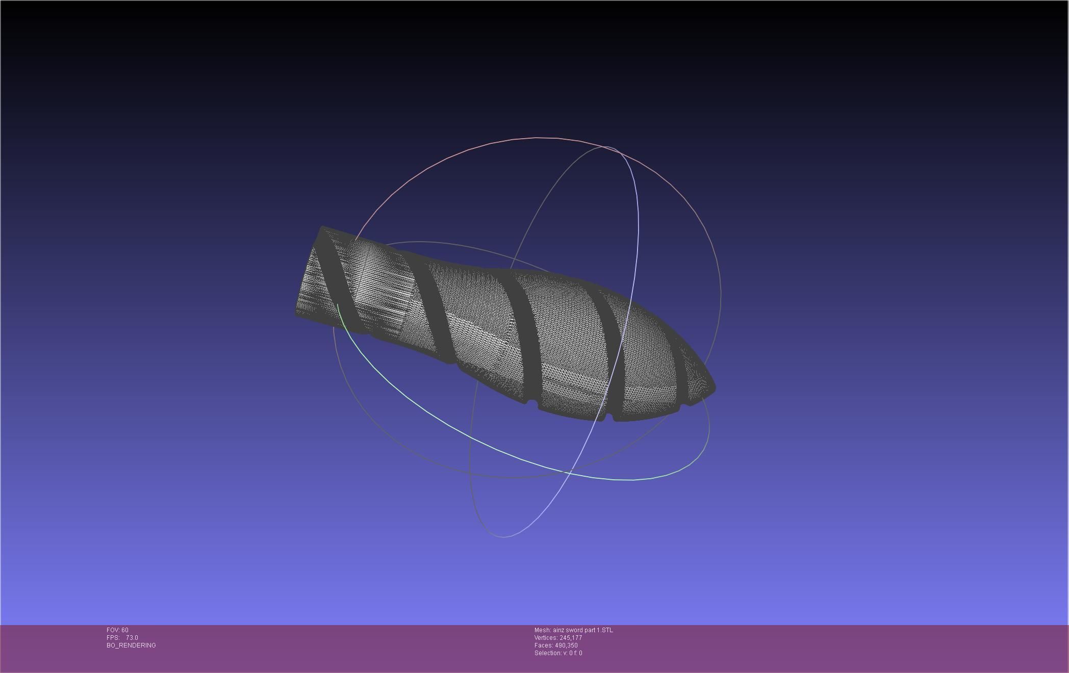 Overlord Ainz Great Sword 3D print model_32