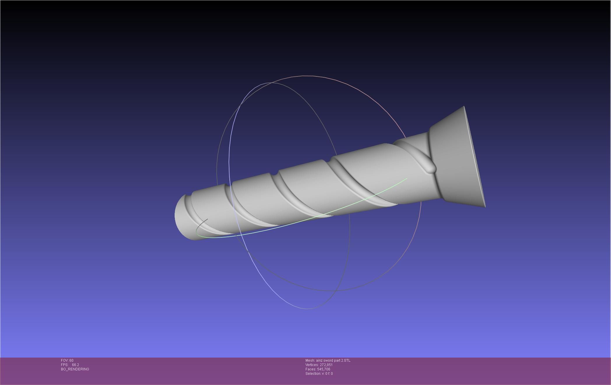 Overlord Ainz Great Sword 3D print model_36