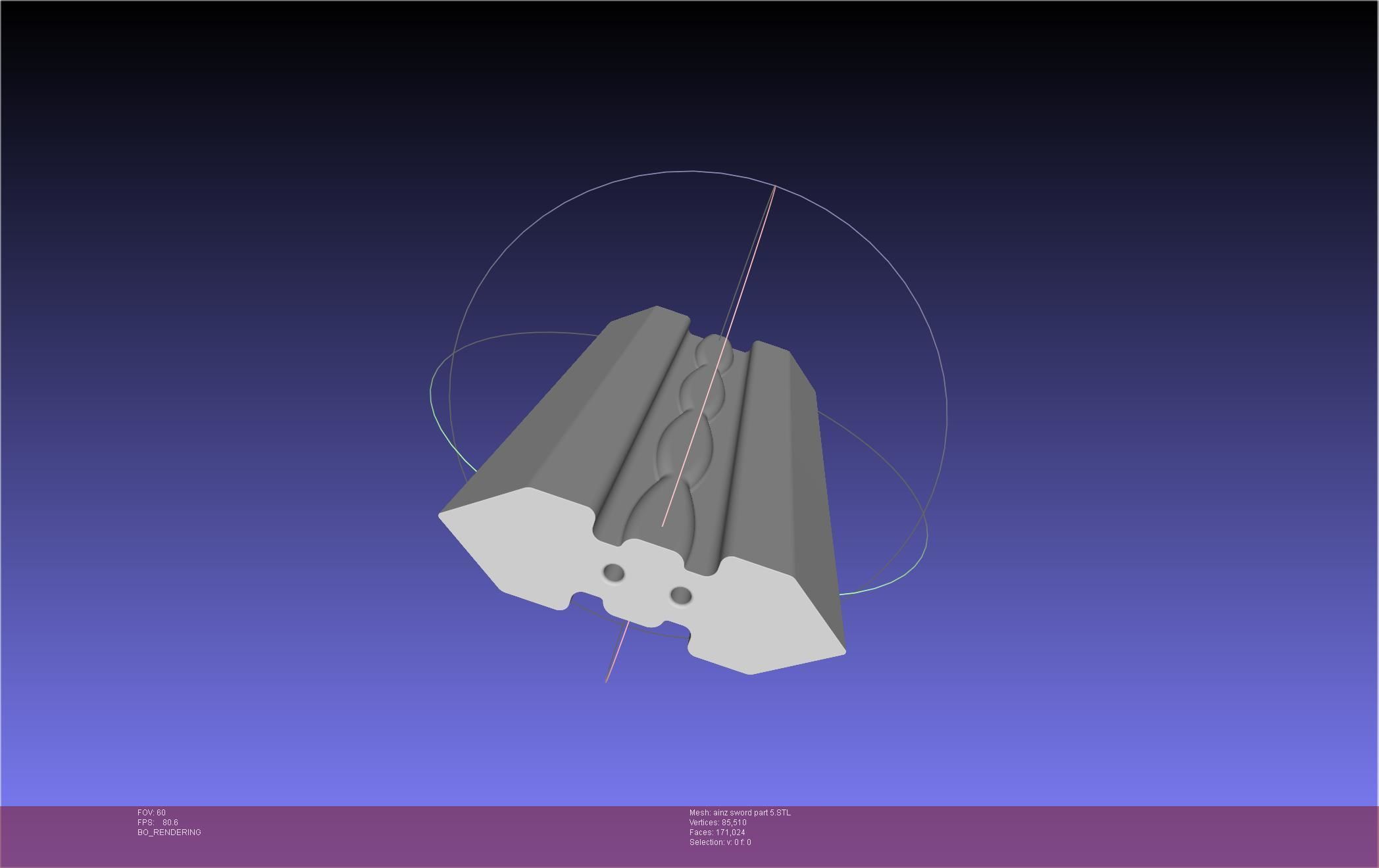 Overlord Ainz Great Sword 3D print model_55