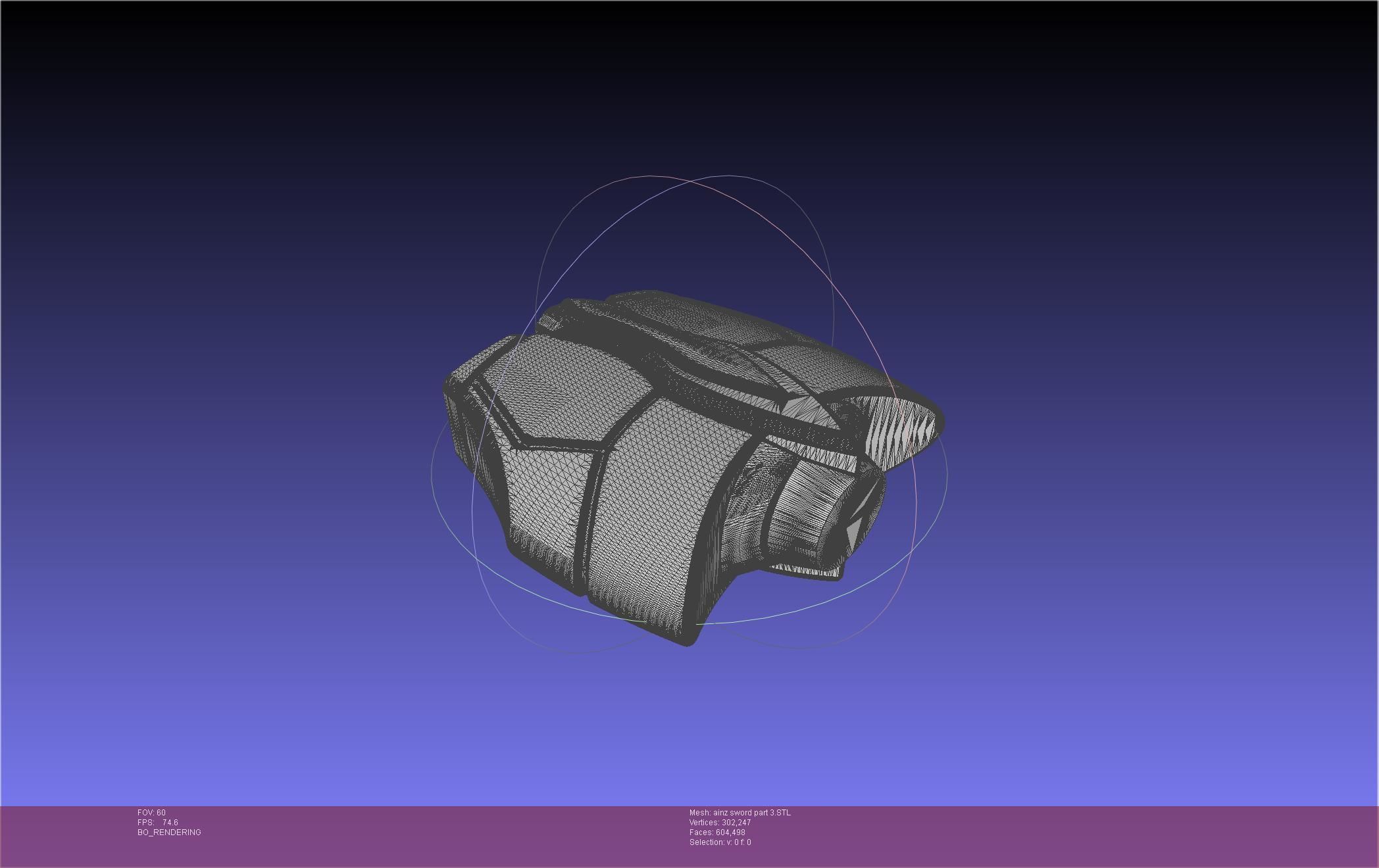 Overlord Ainz Great Sword 3D print model_47