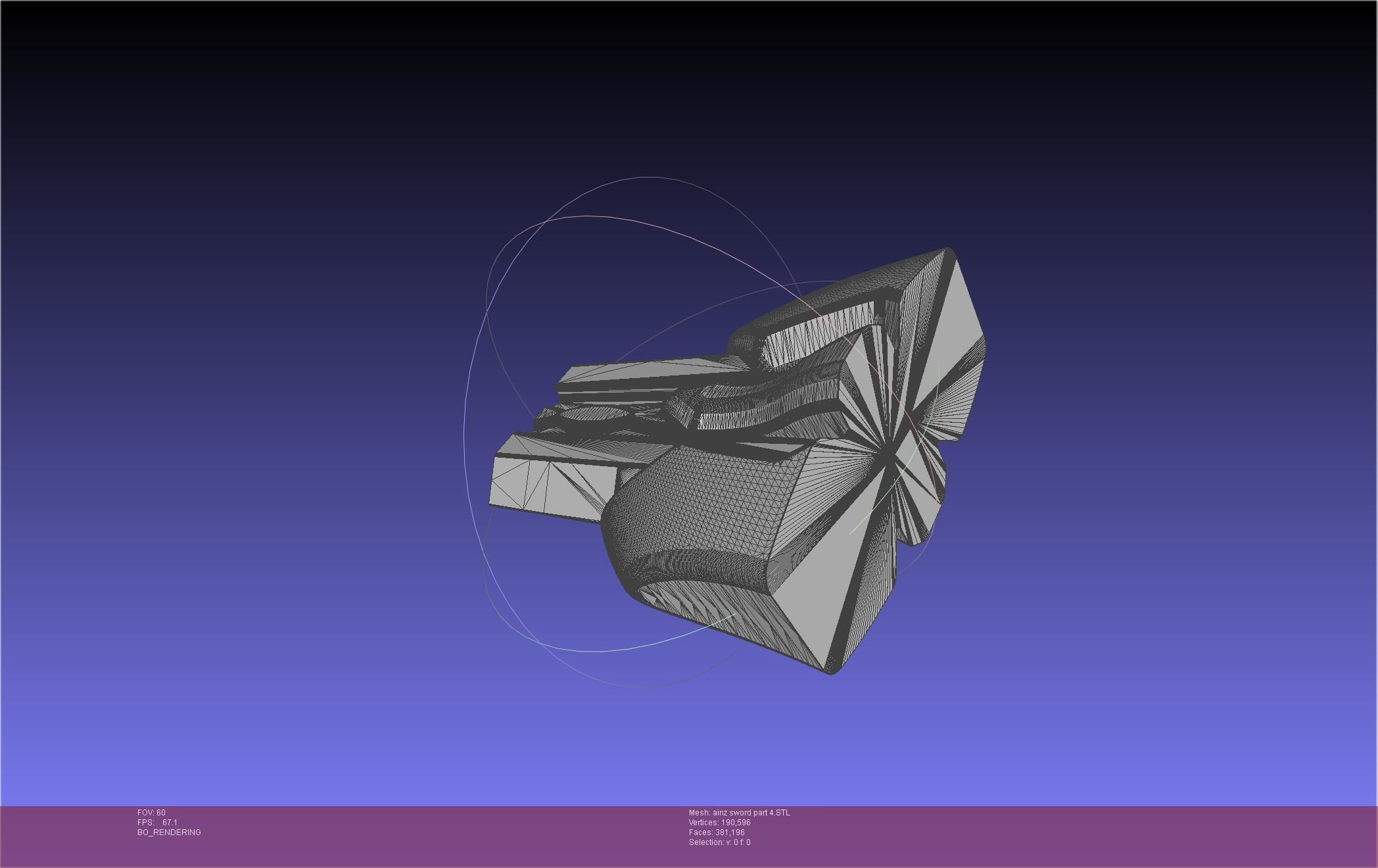 Overlord Ainz Great Sword 3D print model_54