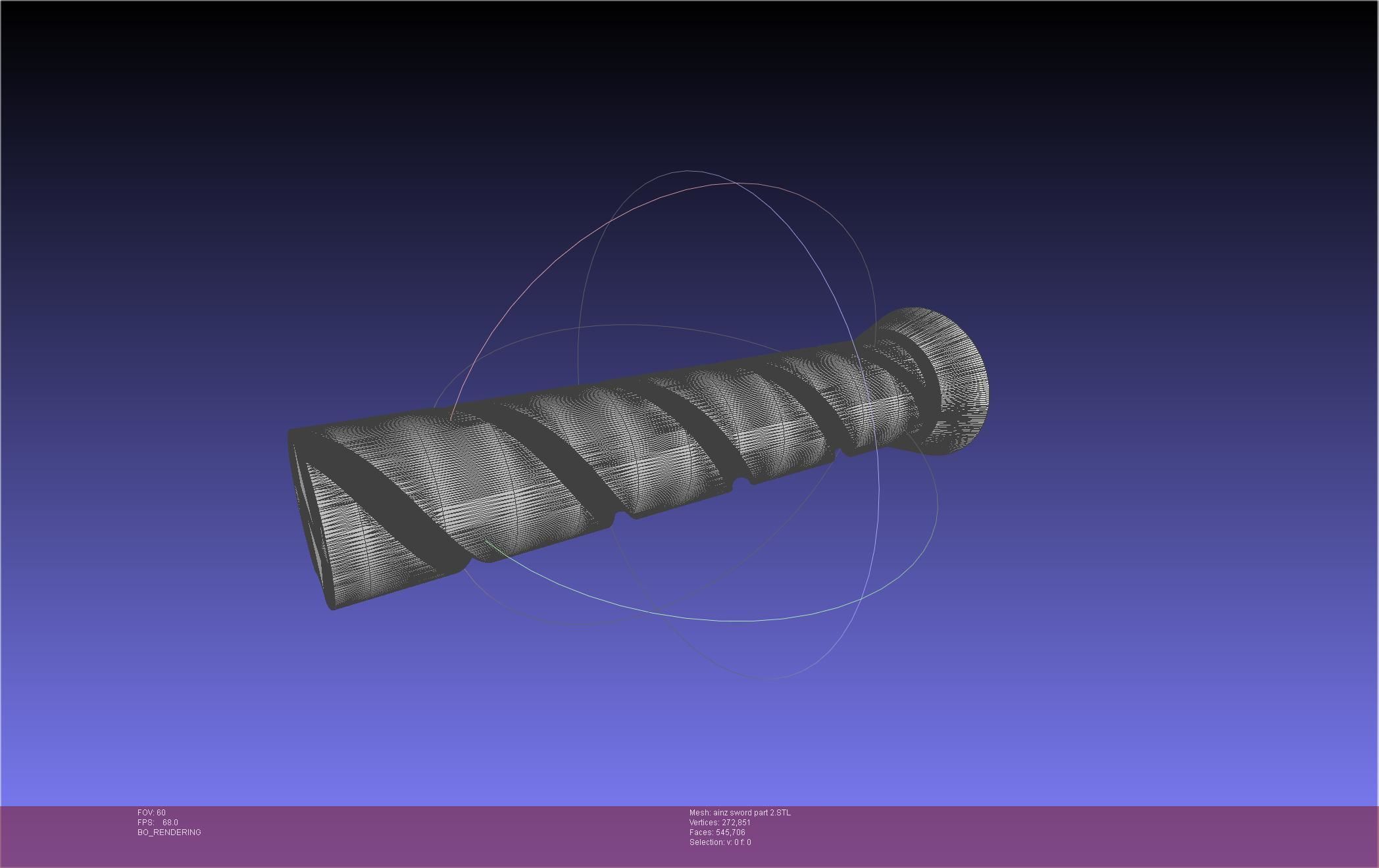 Overlord Ainz Great Sword 3D print model_39