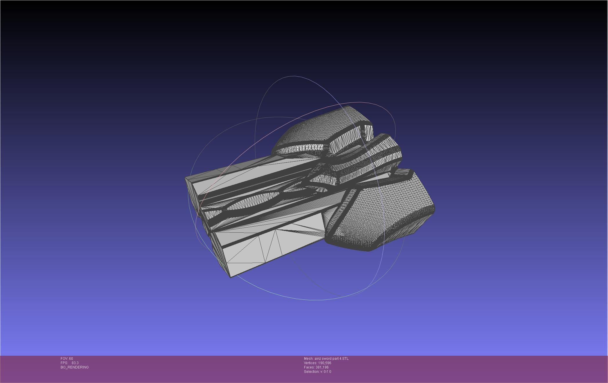 Overlord Ainz Great Sword 3D print model_51