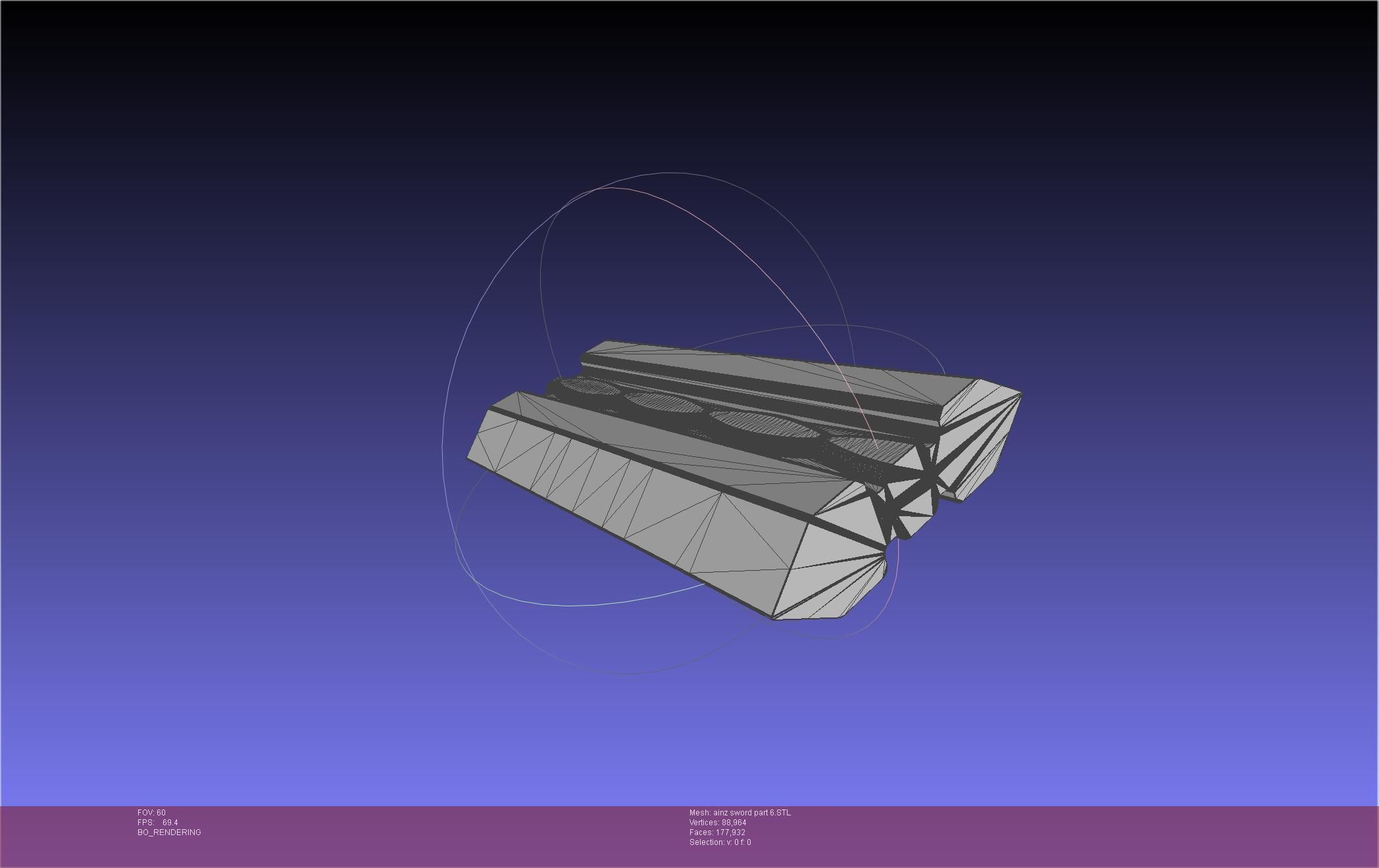 Overlord Ainz Great Sword 3D print model_64