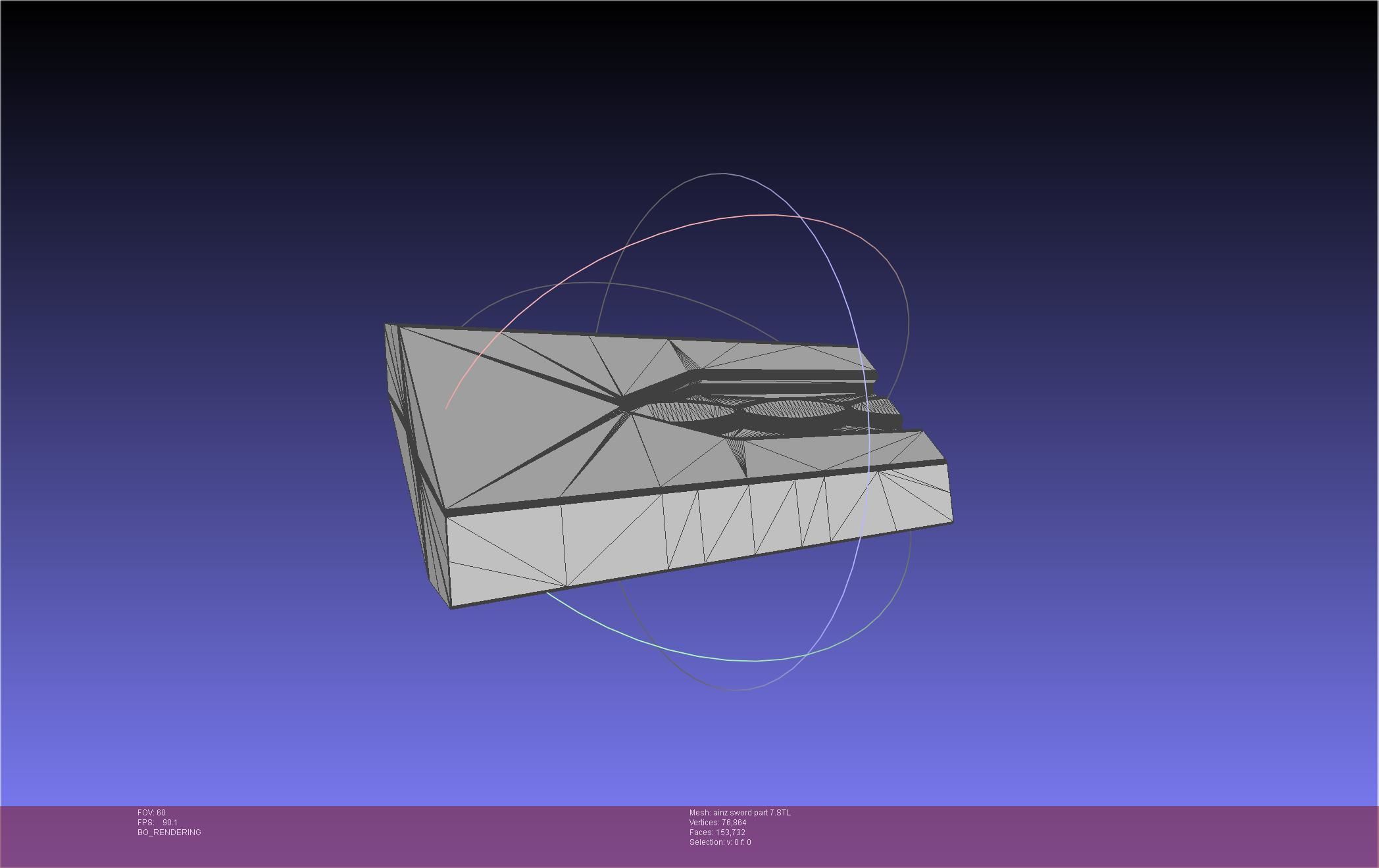 Overlord Ainz Great Sword 3D print model_70