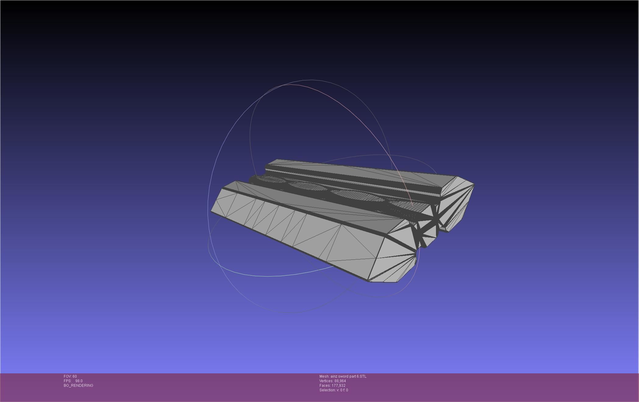 Overlord Ainz Great Sword 3D print model_65