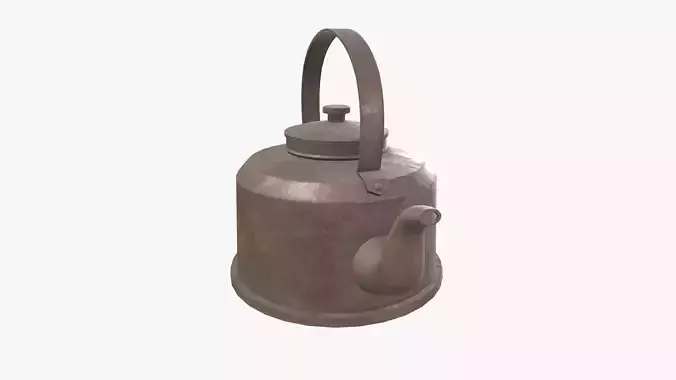 Teapot Kettle Low-poly 3D model