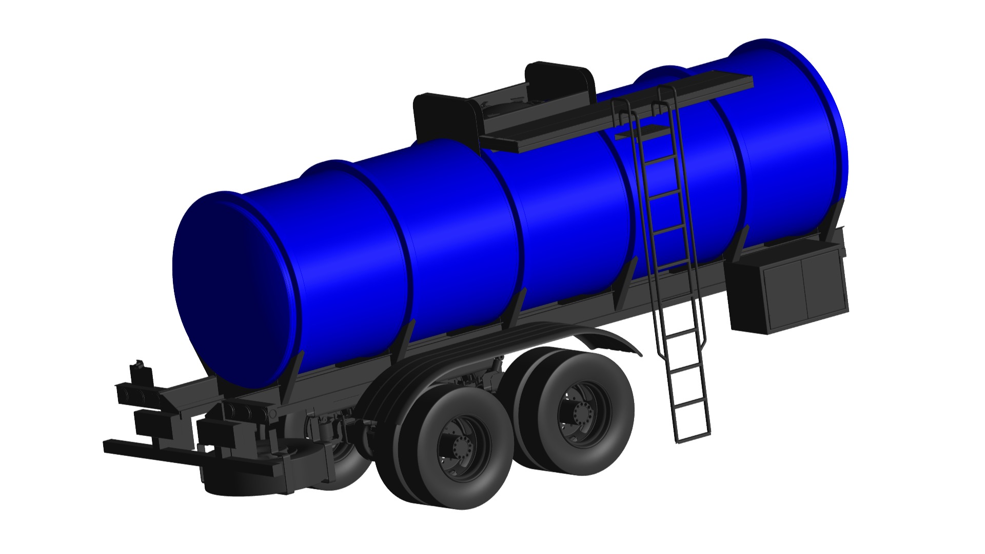 WATER TANK Trailer 3D model_1