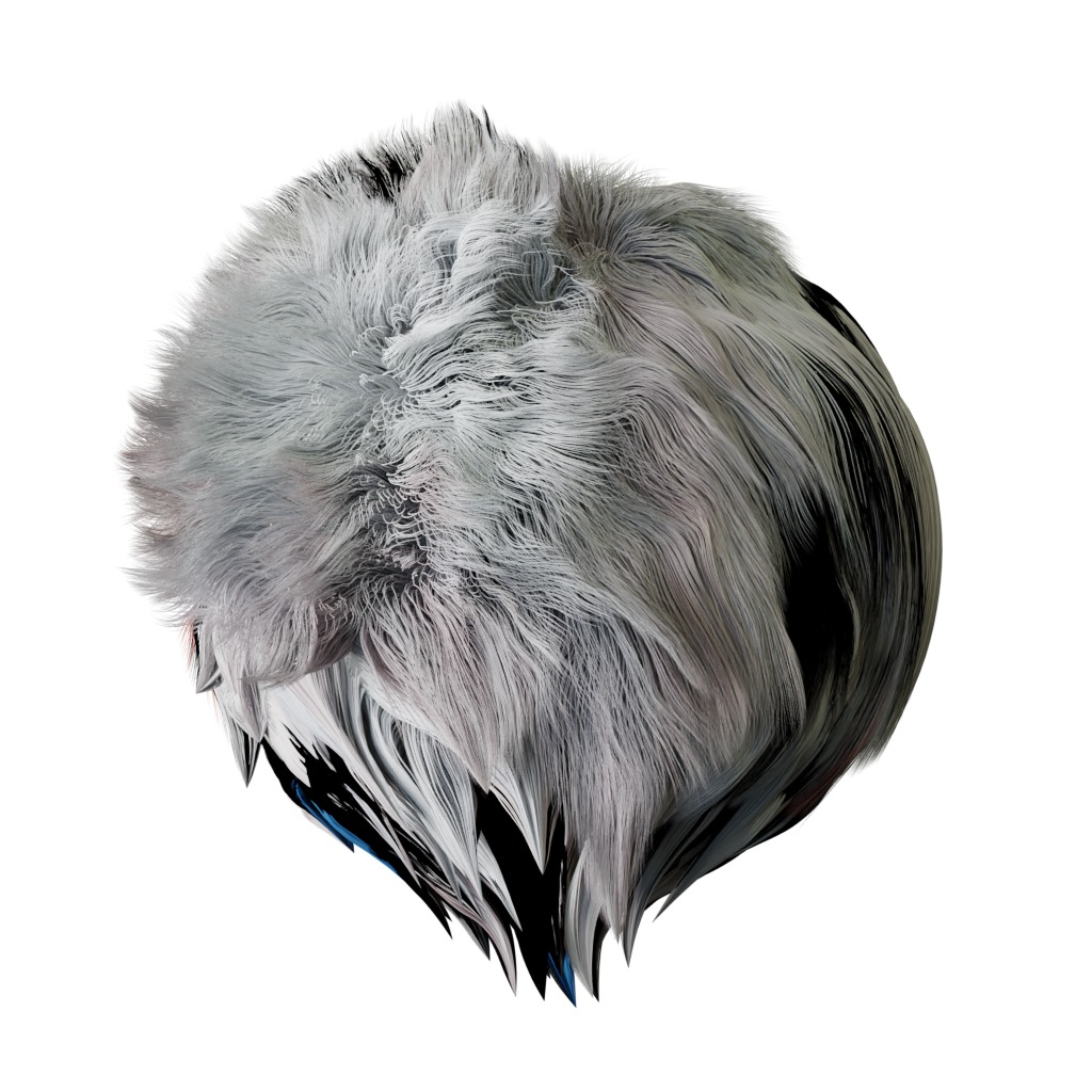 Turkish Angora Cat Low-poly 3D model_30