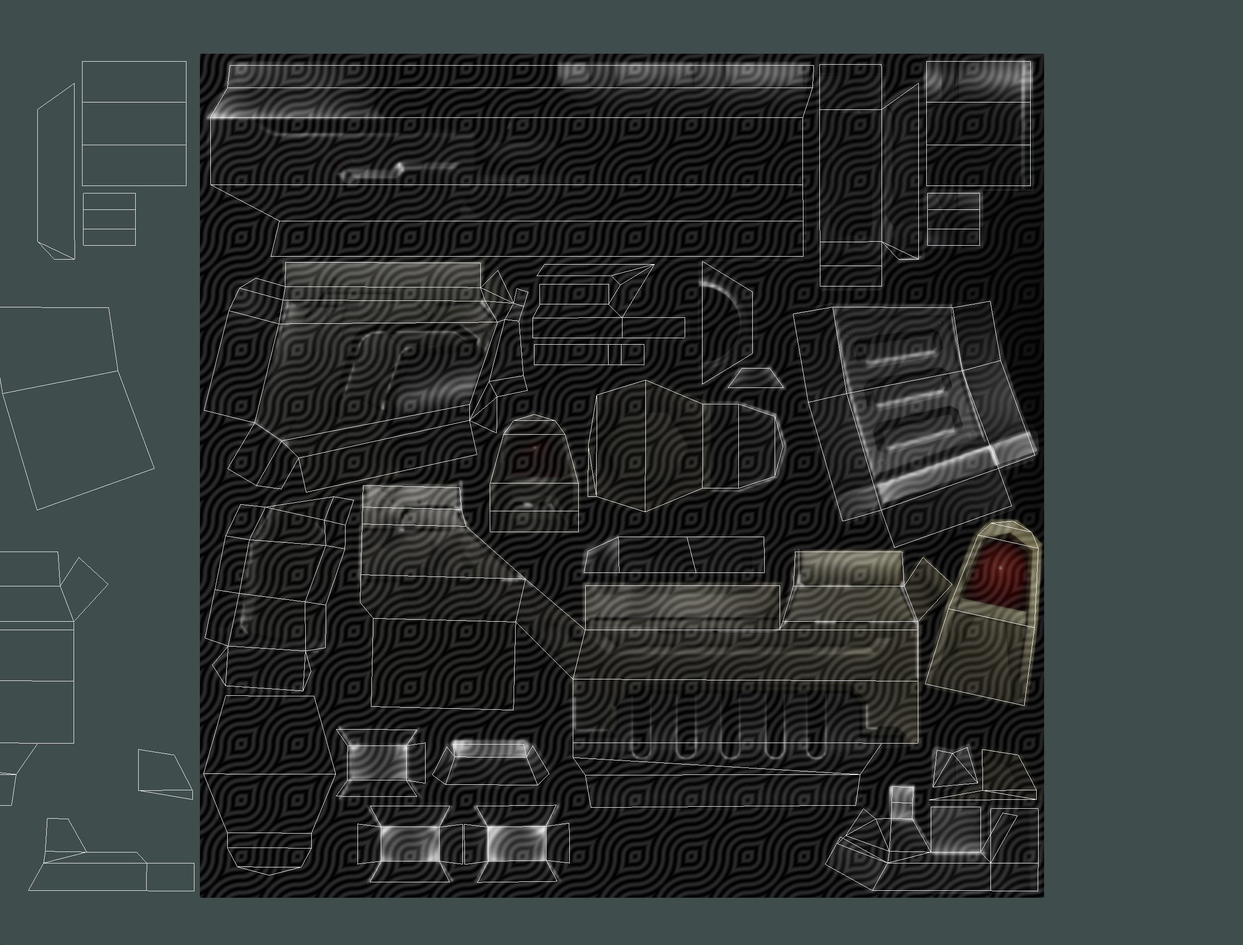 Cartoon Sci-Fi Cyborg Drone Trooper Bandit Low-poly 3D model_60