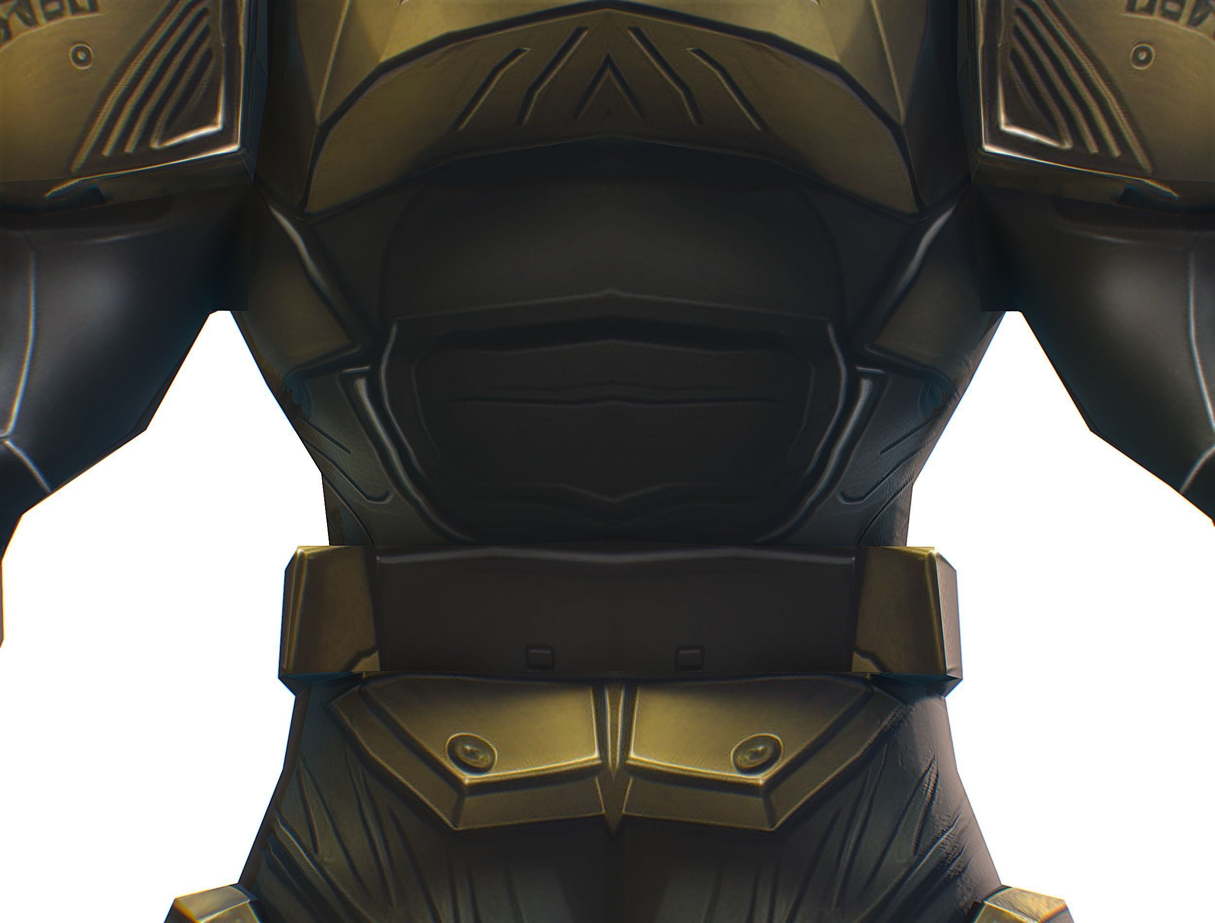 Cartoon Sci-Fi Cyborg Drone Trooper Bandit Low-poly 3D model_24