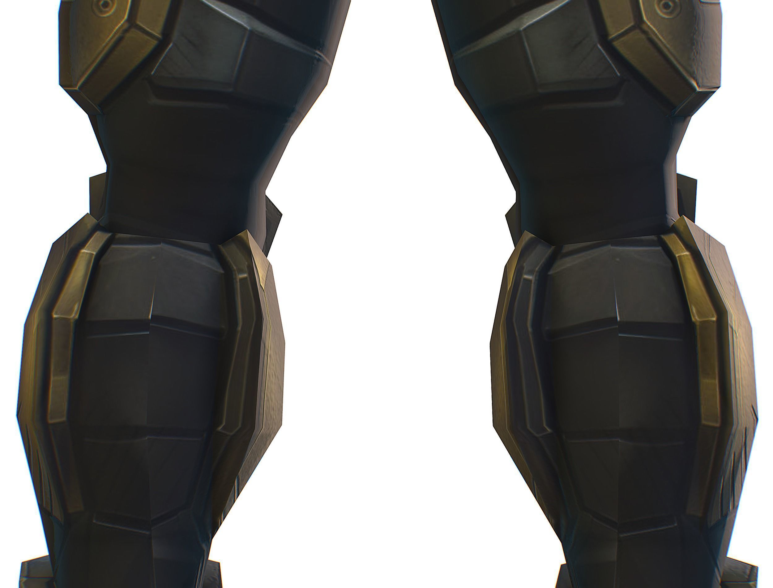 Cartoon Sci-Fi Cyborg Drone Trooper Bandit Low-poly 3D model_29