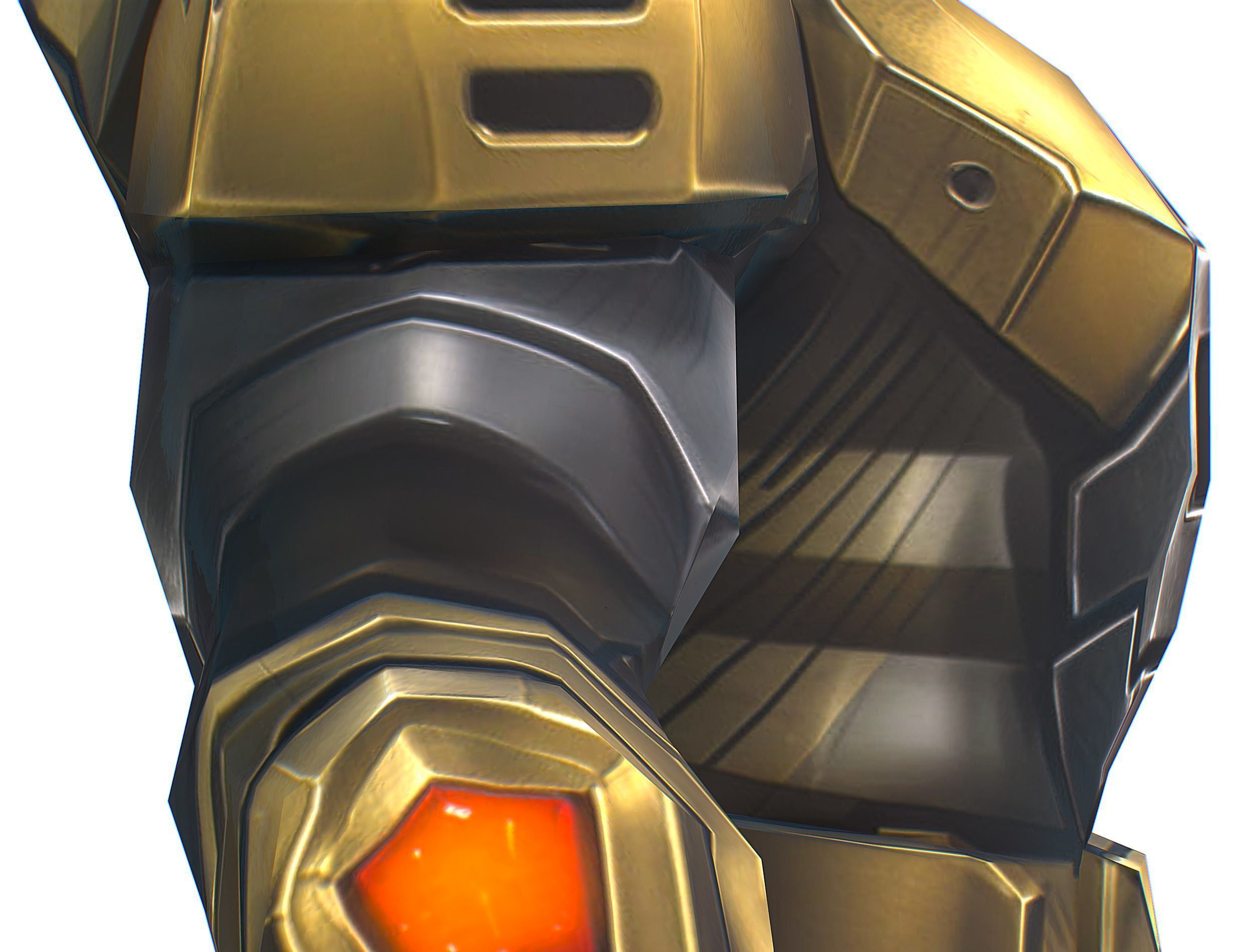 Cartoon Sci-Fi Cyborg Drone Trooper Bandit Low-poly 3D model_32